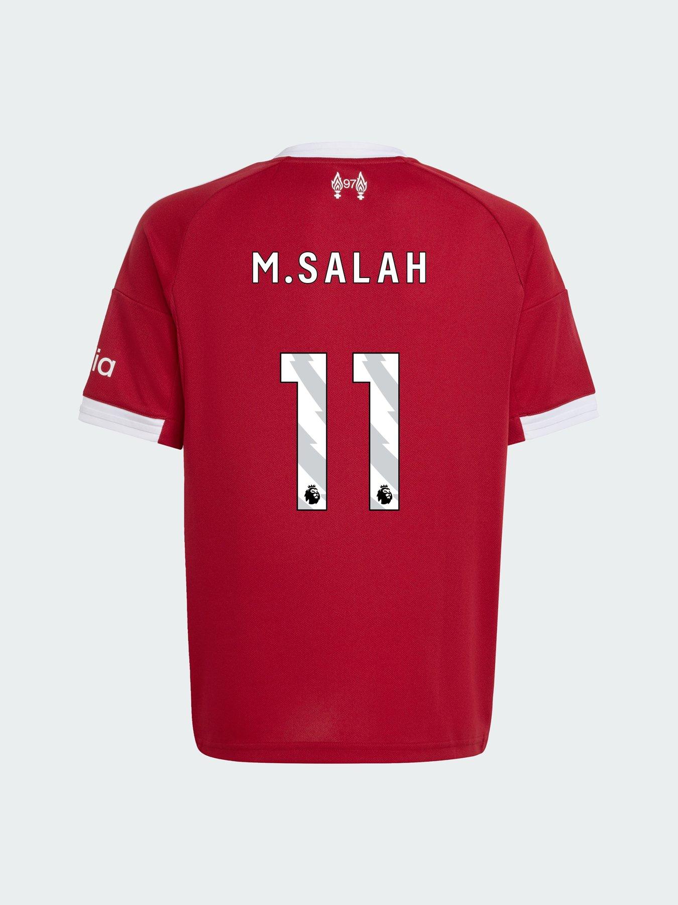 Image 5 of 6 of adidas Personalised Liverpool Junior 25/26 Home Stadium Replica Shirt - Red