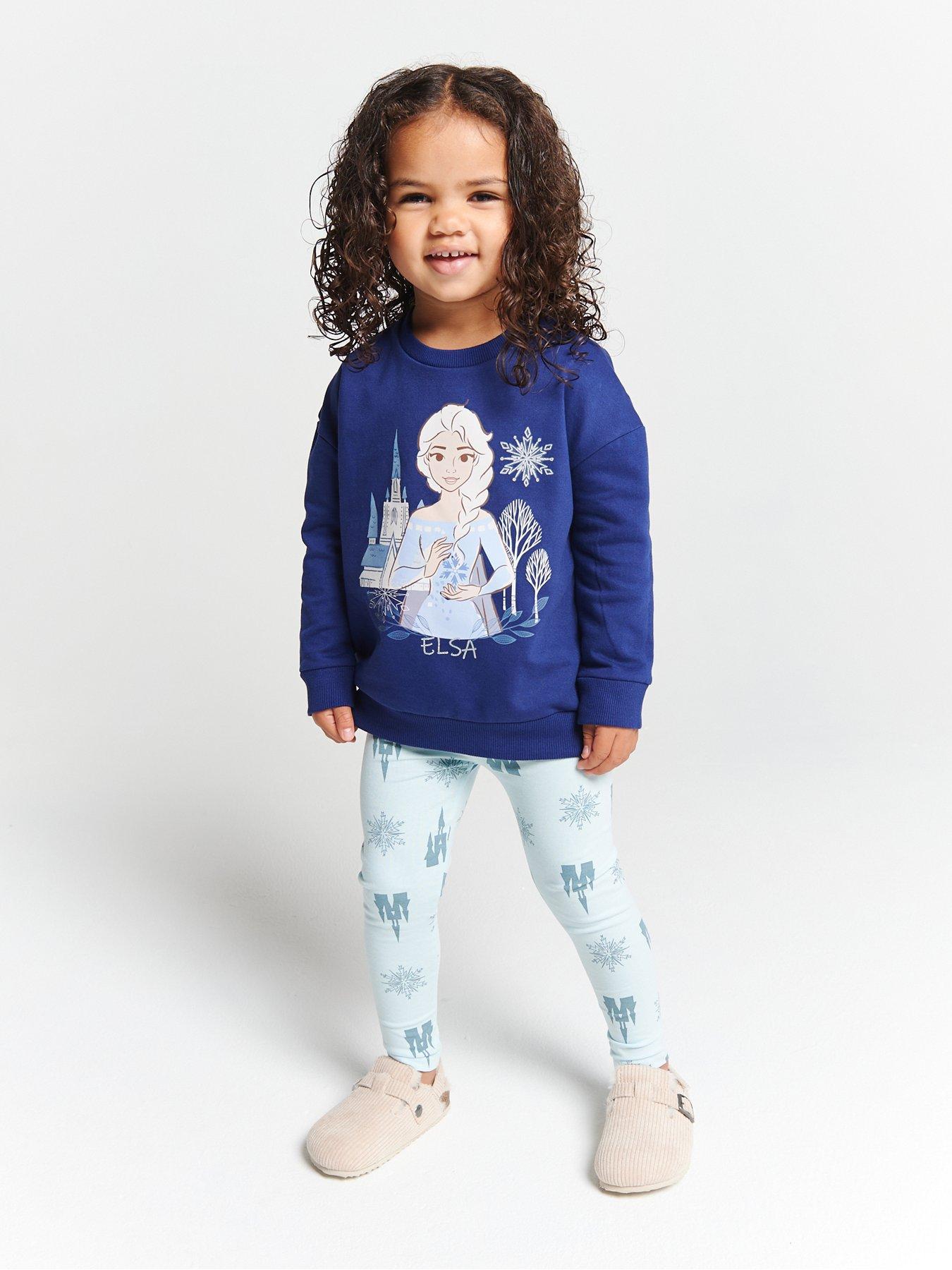 Brand Threads Frozen Top And Leggings Set