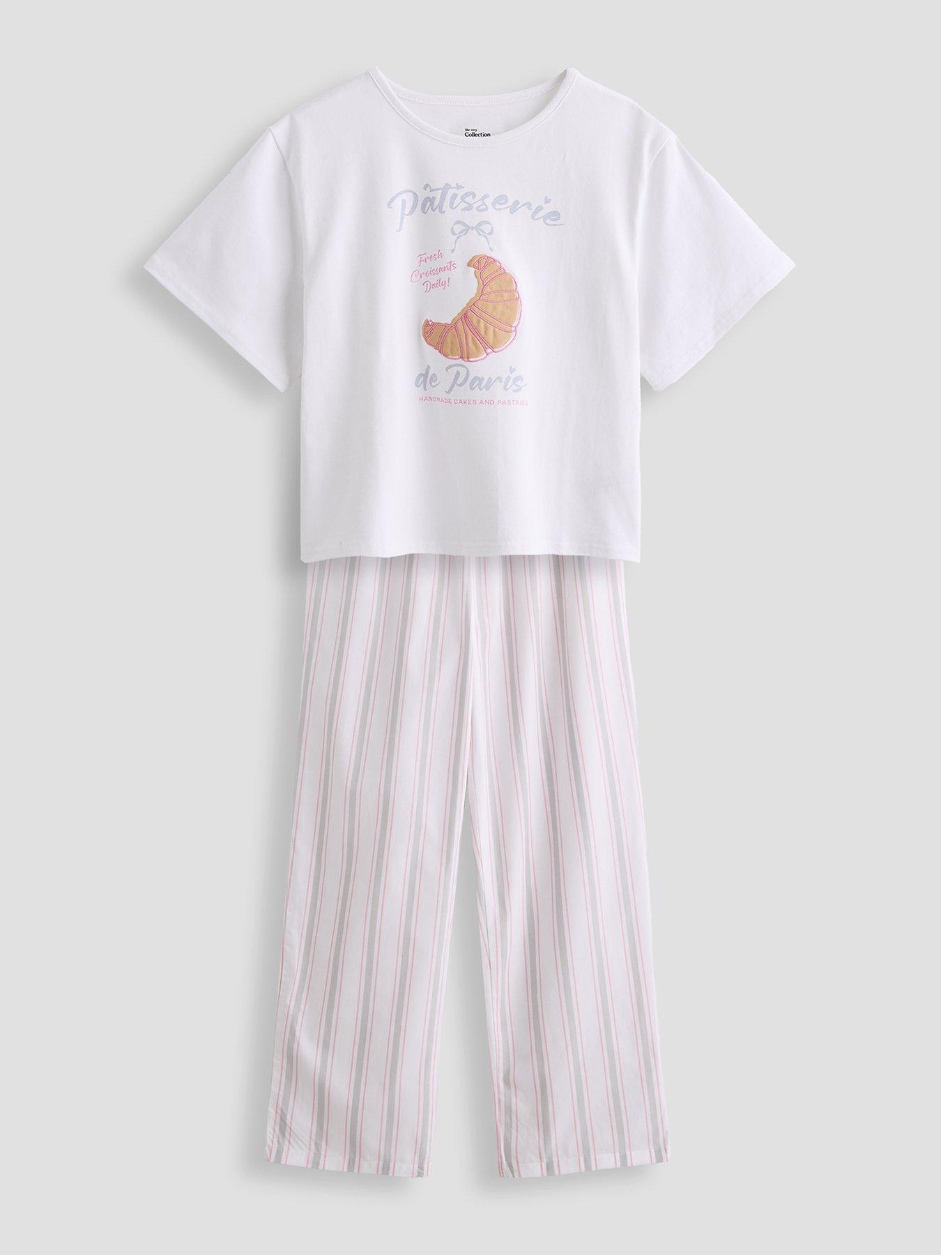 Image 2 of 5 of The Very Collection 2 Pack Brunch Club Girls Pyjama