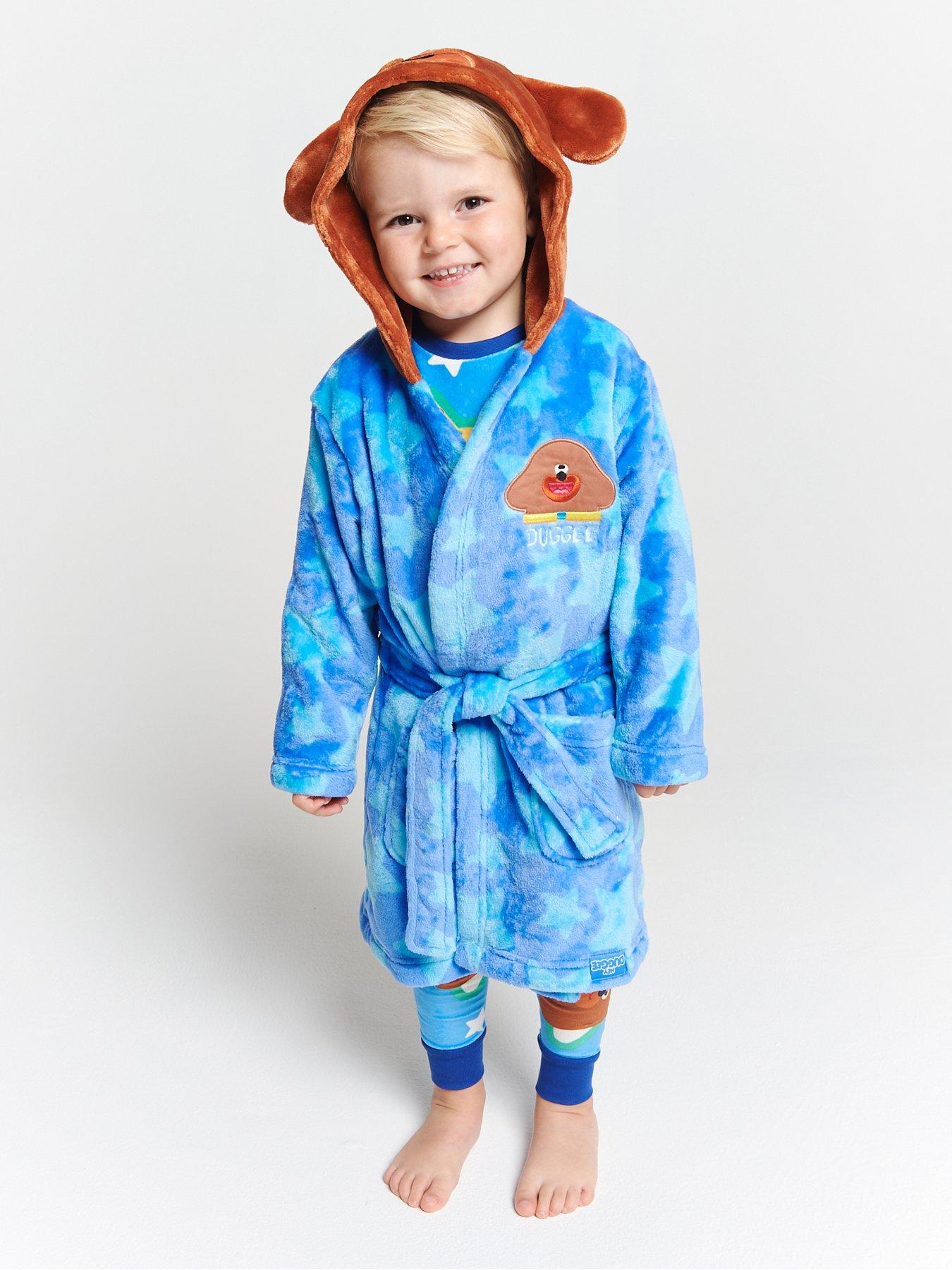 Brand Threads Unisex Hey Duggee Robe - Blue