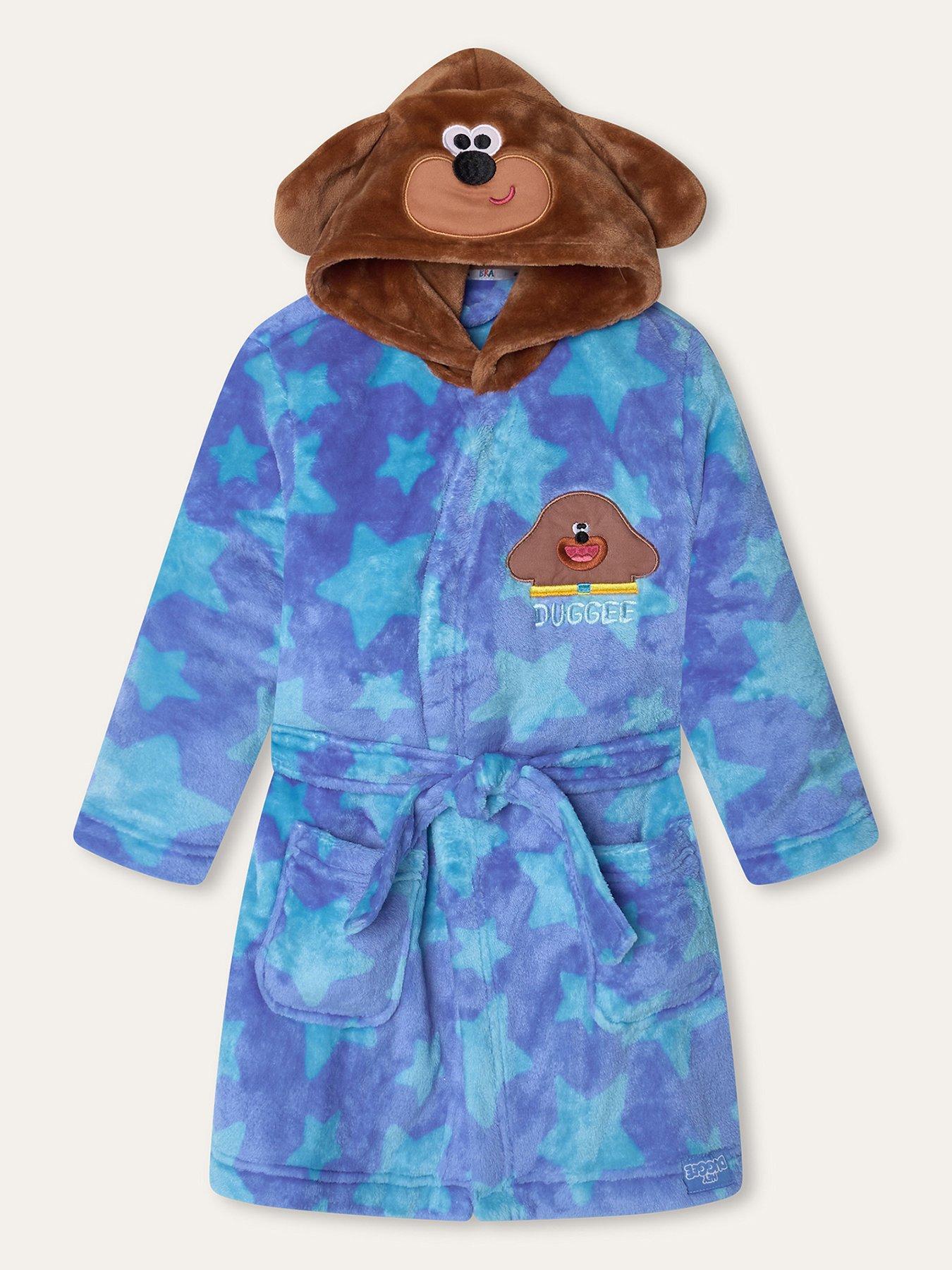 Brand Threads Unisex Hey Duggee Robe - Blue