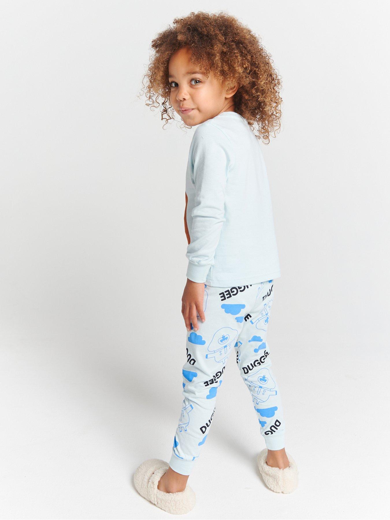 Image 2 of 5 of Brand Threads Hey Duggie Pyjama Set - Blue
