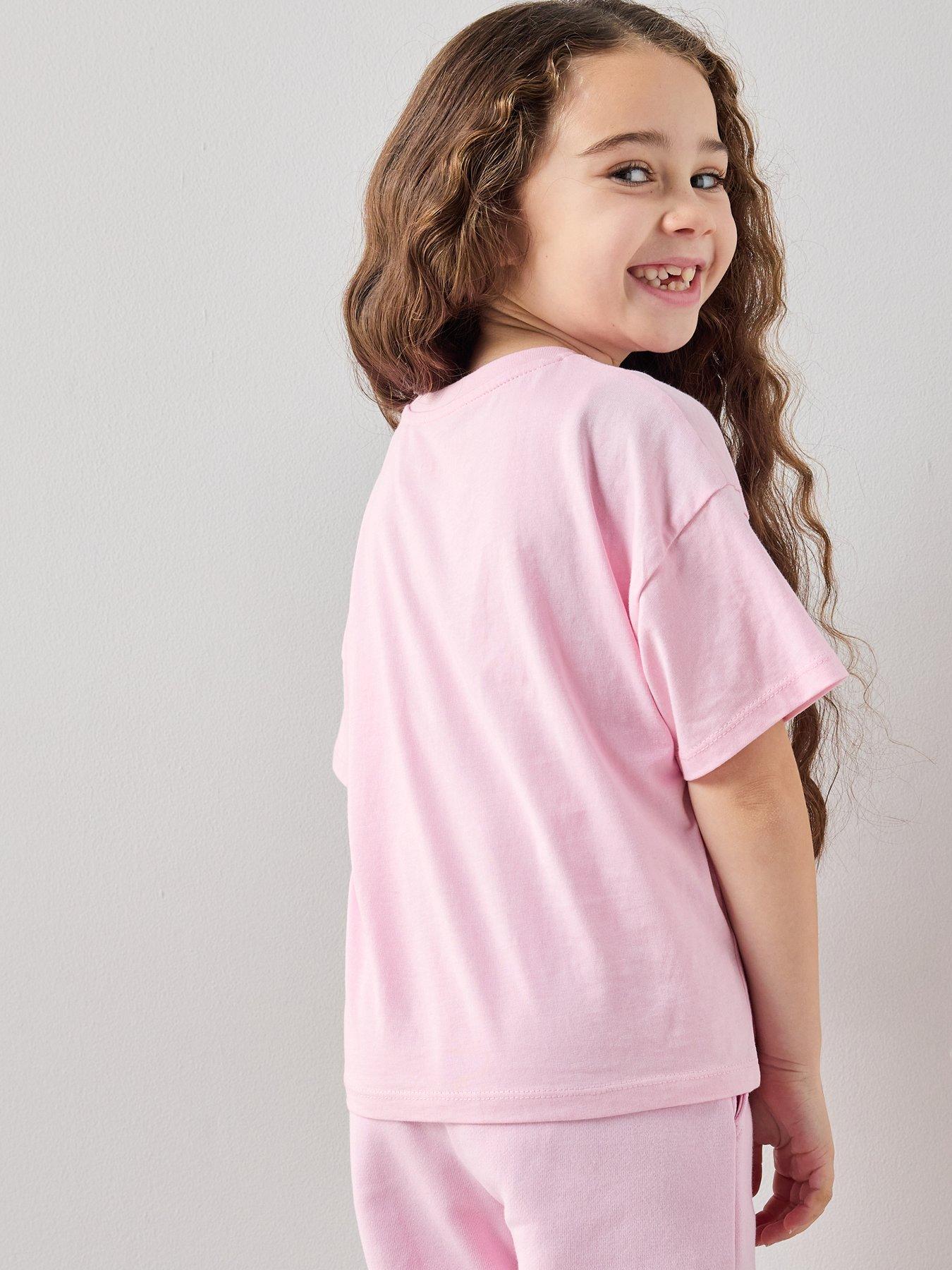 Image 2 of 7 of The Very Collection Girls Cherry Bow Graphic T-Shirt - Pink