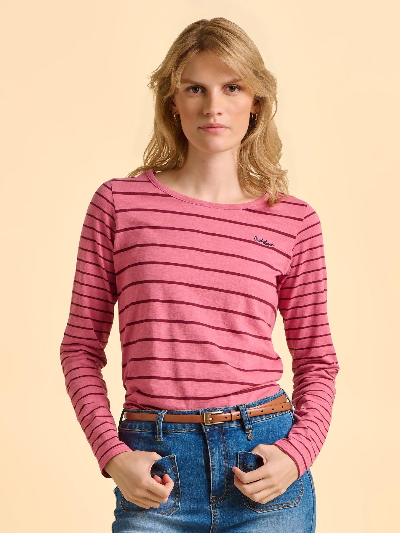 undefined Studland Long Sleeve T-shirt  - Pink