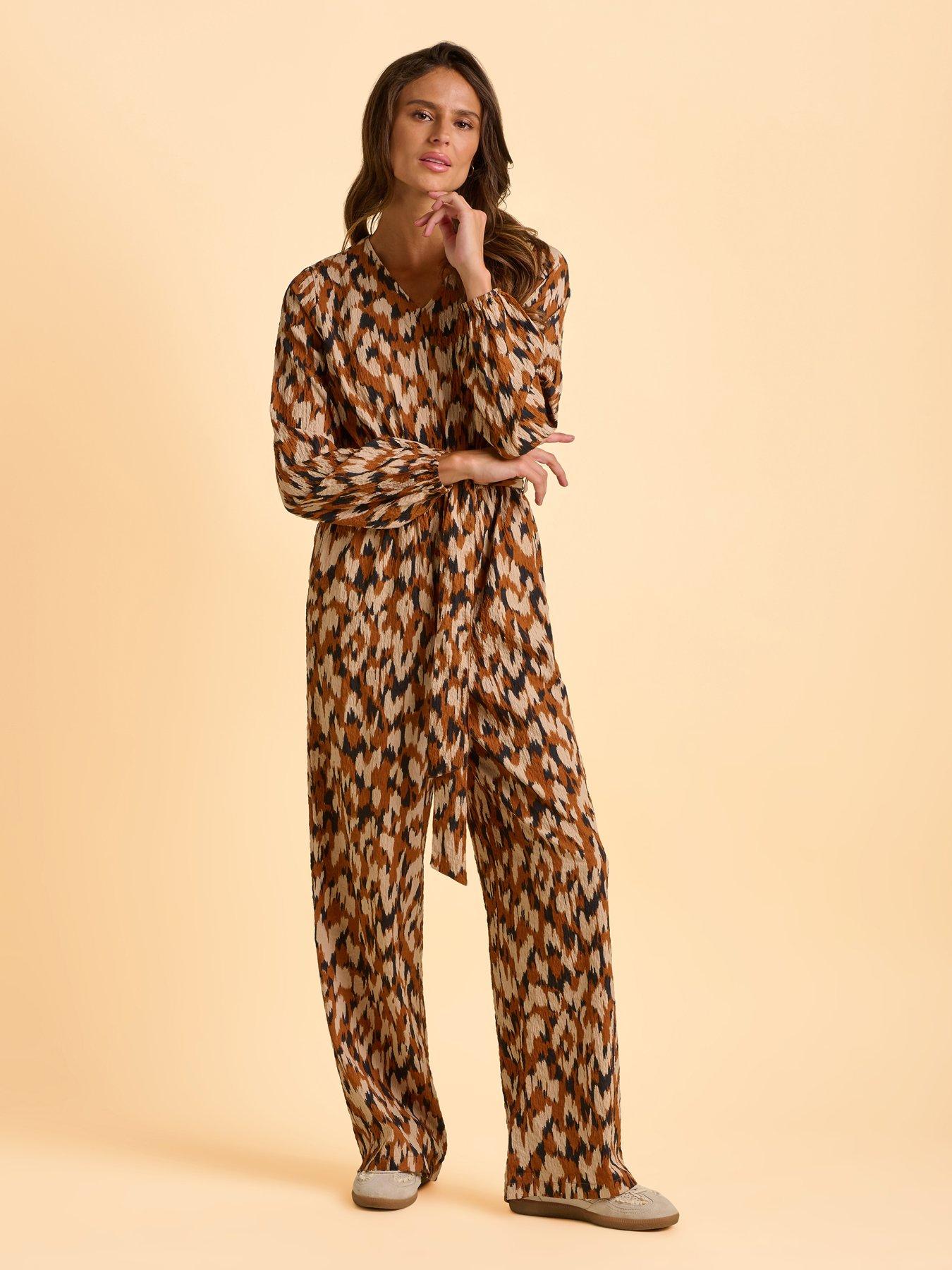 Image 5 of 6 of Brakeburn Selenna Jumpsuit - Brown