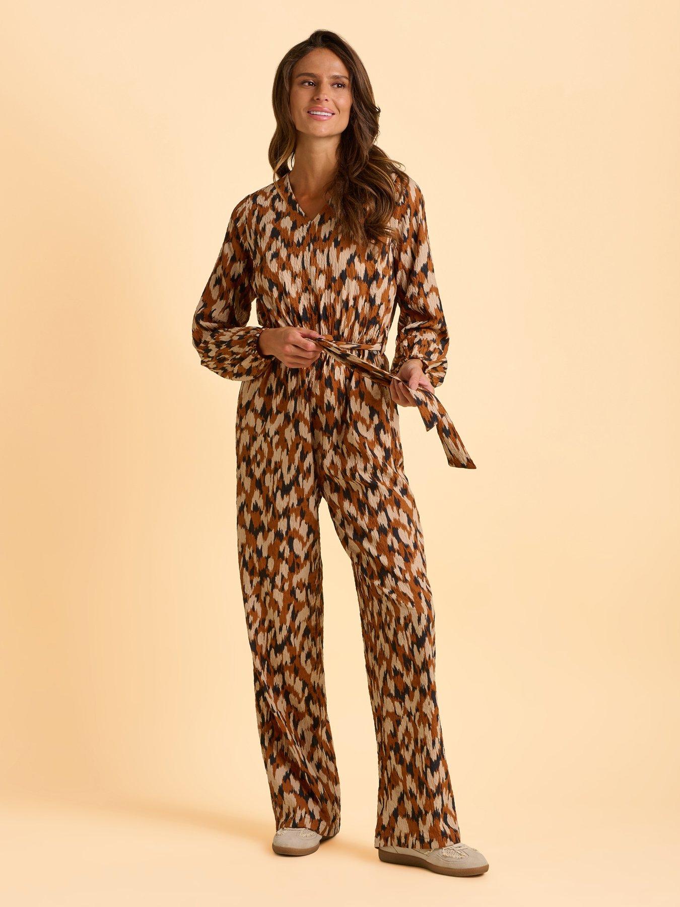 Image 6 of 6 of Brakeburn Selenna Jumpsuit - Brown