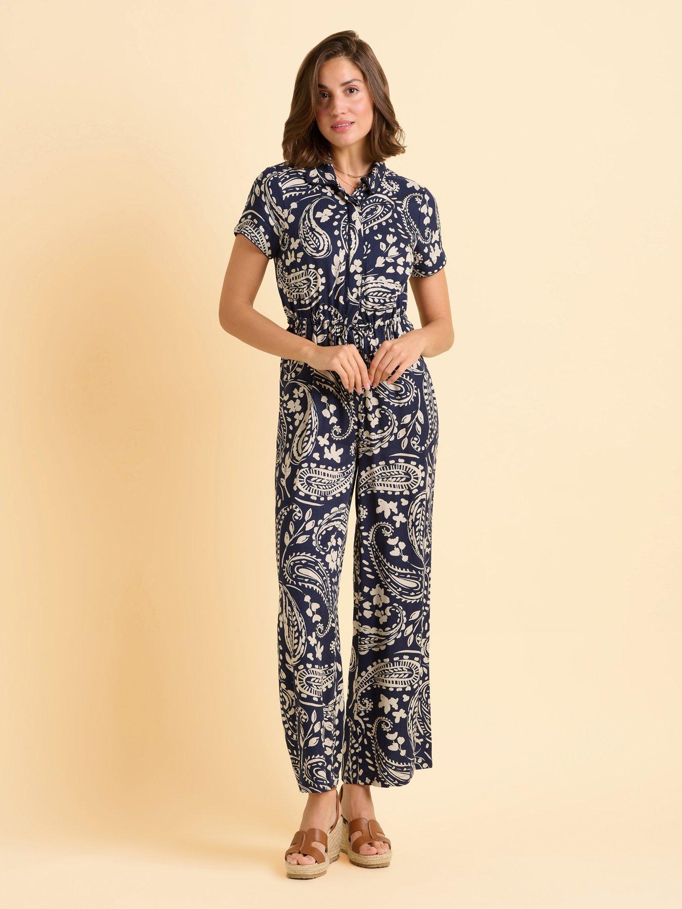 undefined Kathie Jumpsuit - Beige
