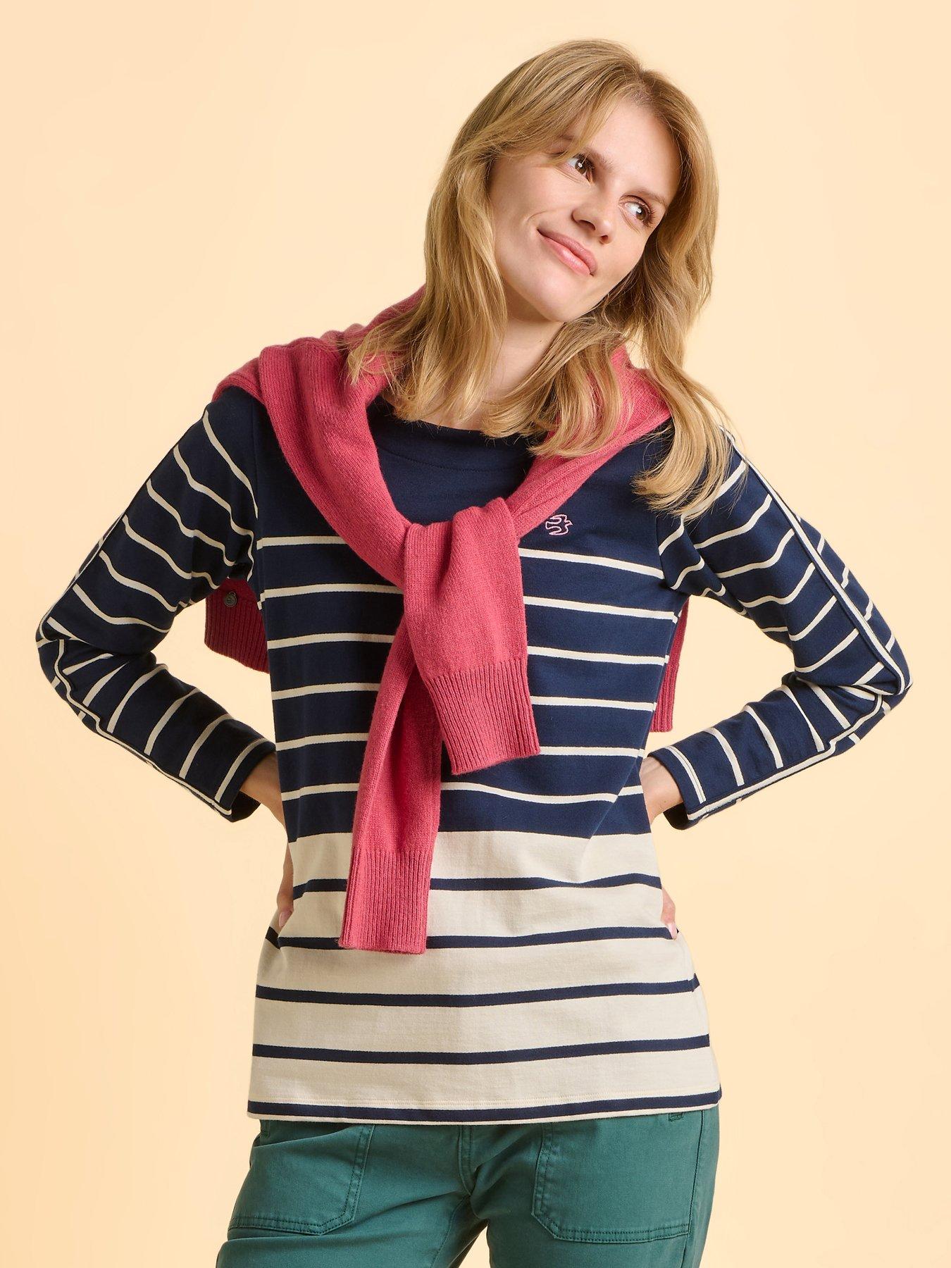 undefined Heritage Bella Crew Sweatshirt  - Navy