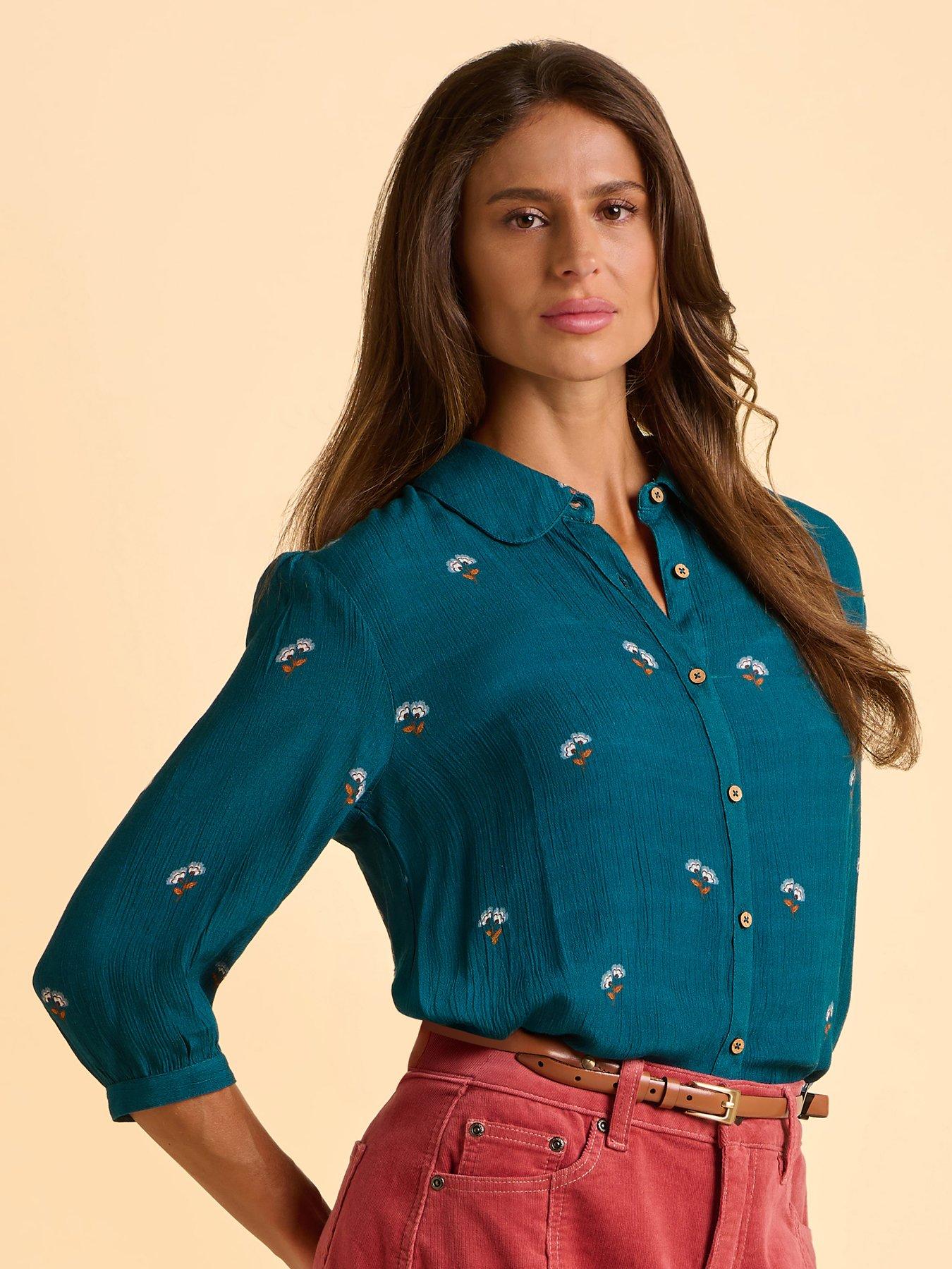 Brakeburn: Brooke Blouse - Blue