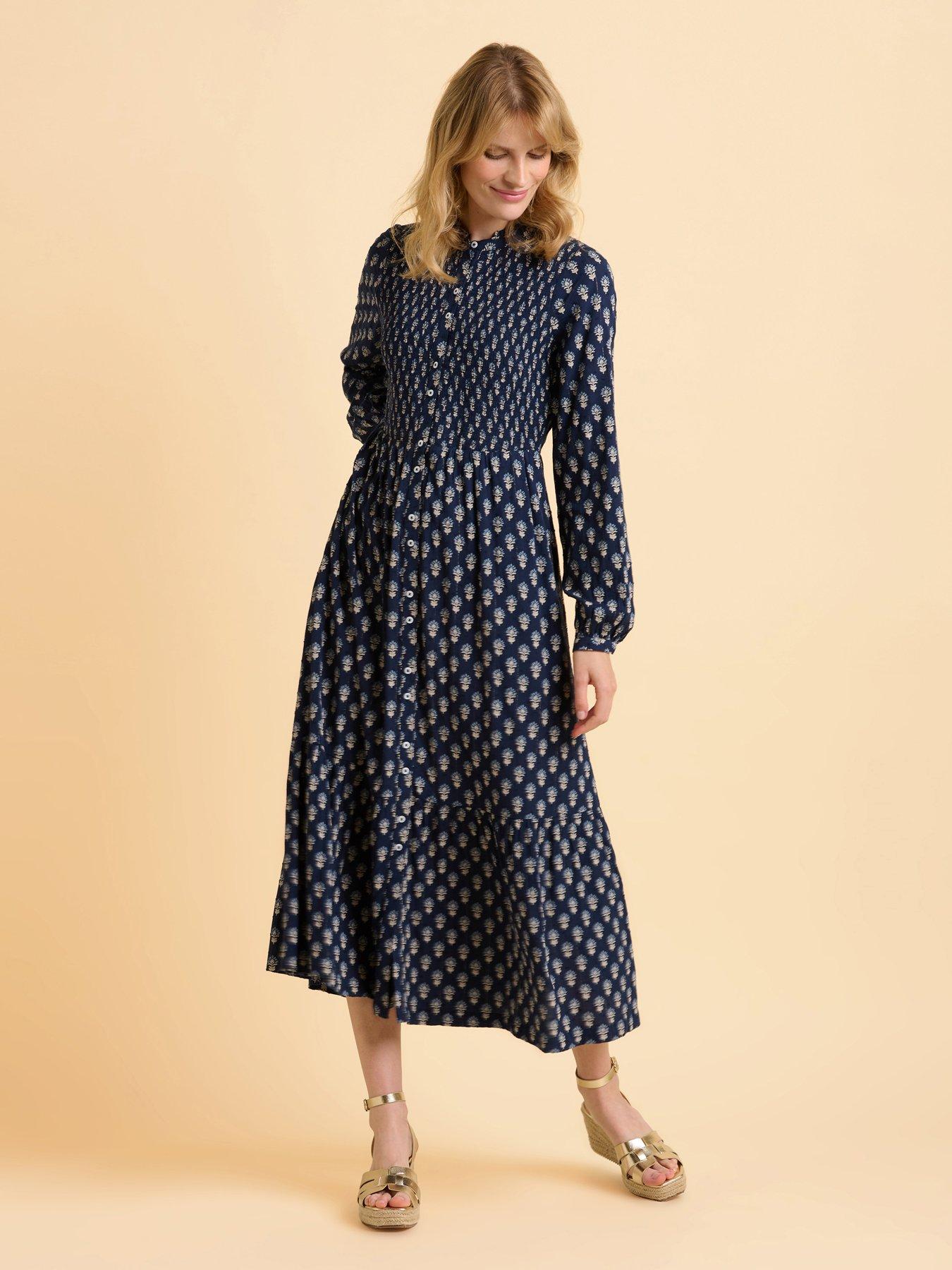 undefined Lark Dress - Navy