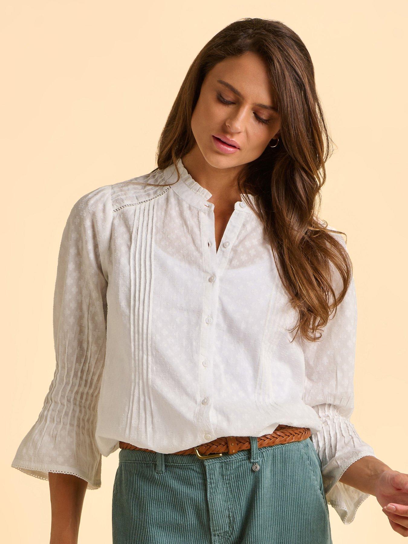 undefined Elva Blouse - Beige