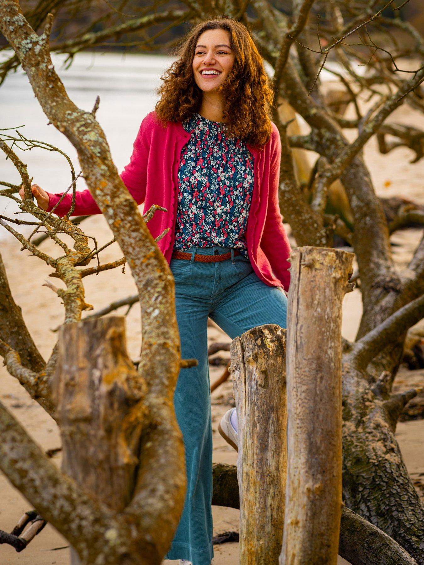 Brakeburn Tempest Cardigan, Pink, Size 14, Women