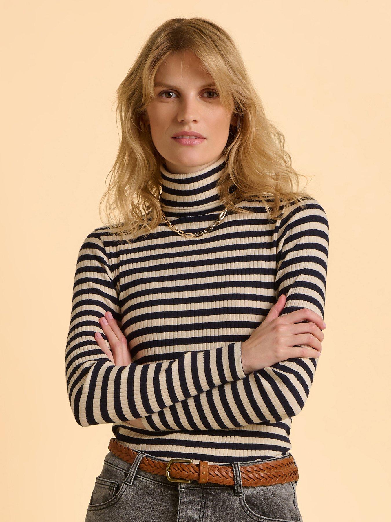 Brakeburn Sylvia Long Sleeve T Shirt - Blue