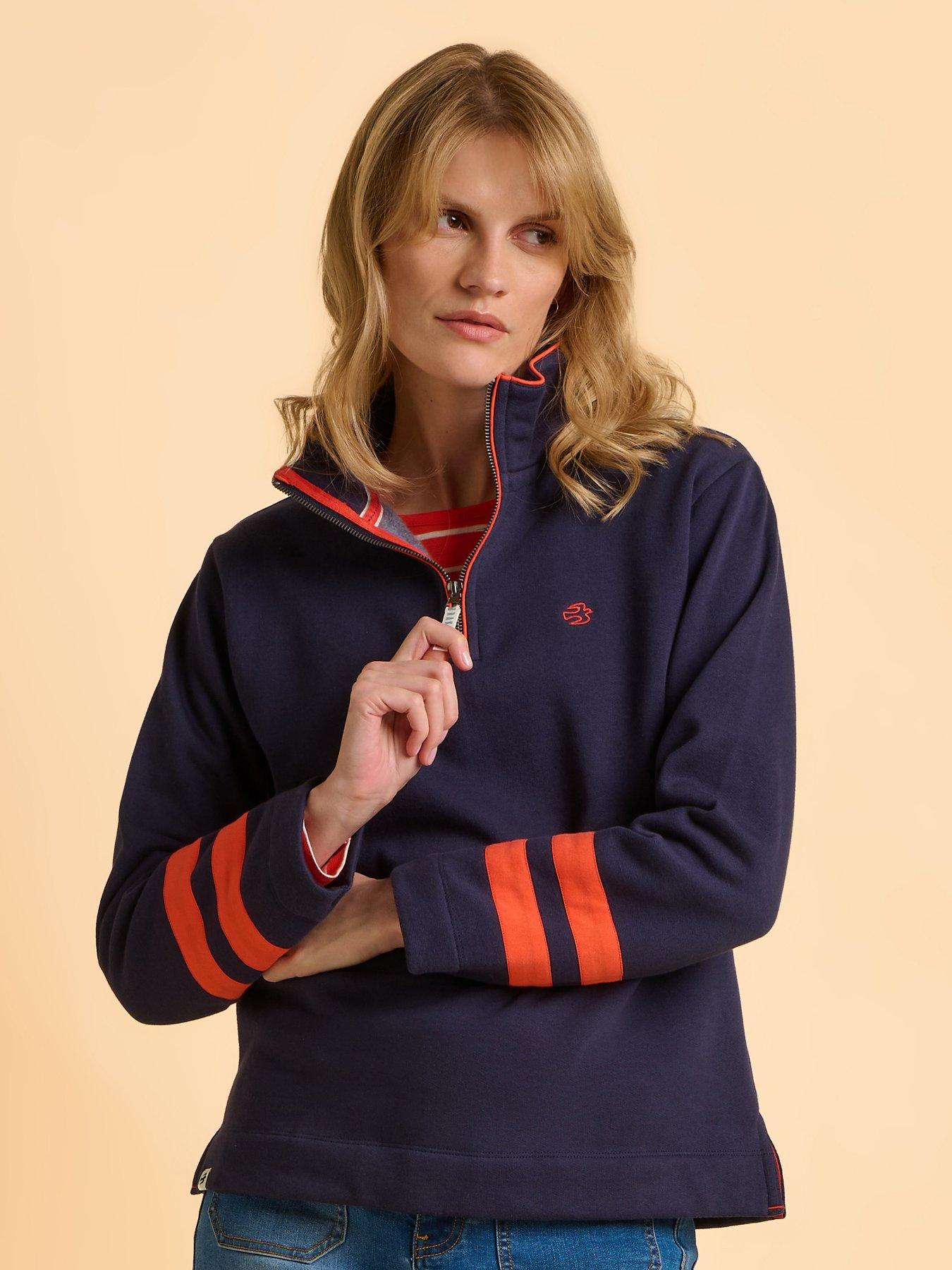 undefined Broadstone Quarter Zip Sweatshirt  - Navy