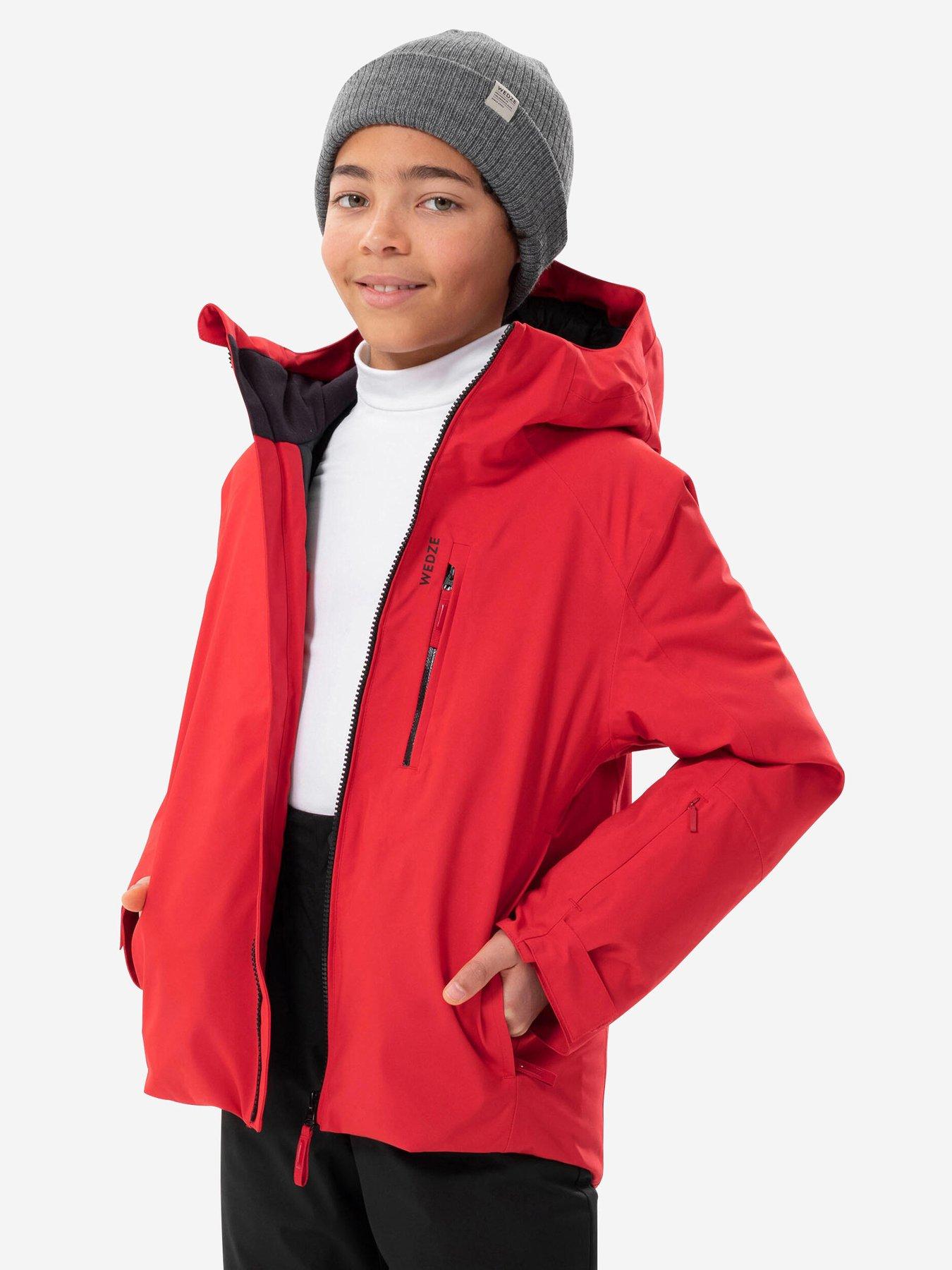 Decathlon Kids 550 Ski Jacket, Red, Size 6 Years