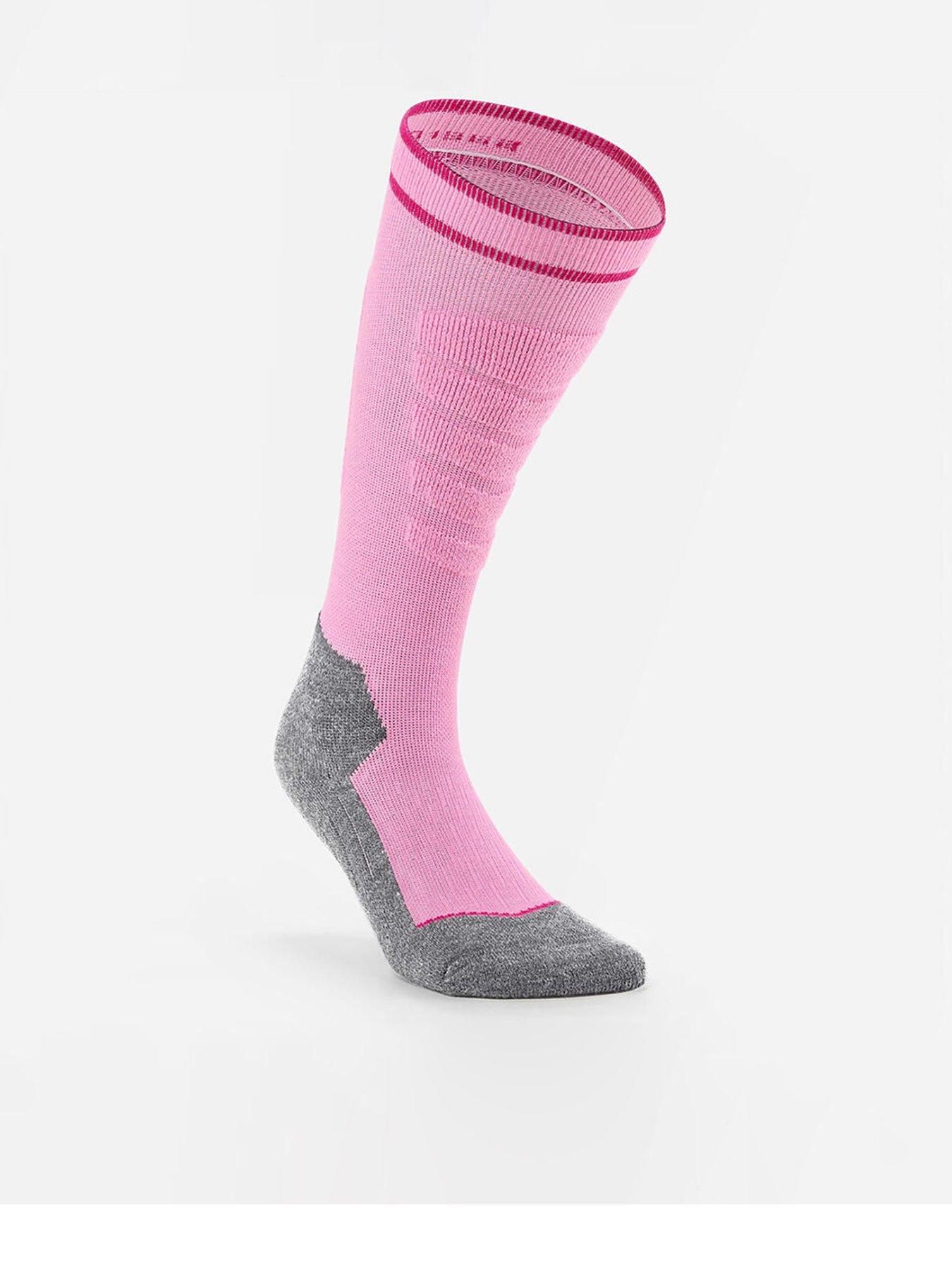 Decathlon Kids 500 Ski Socks - Pink