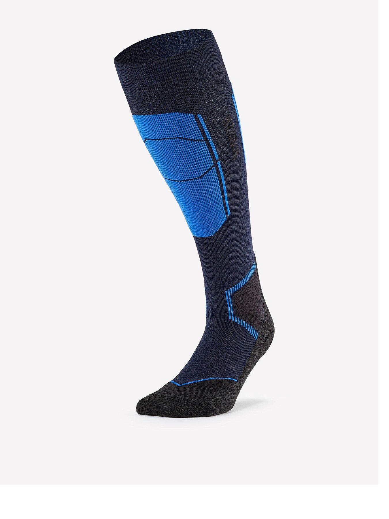 Decathlon Mens Ski Socks 500 Blue - Navy