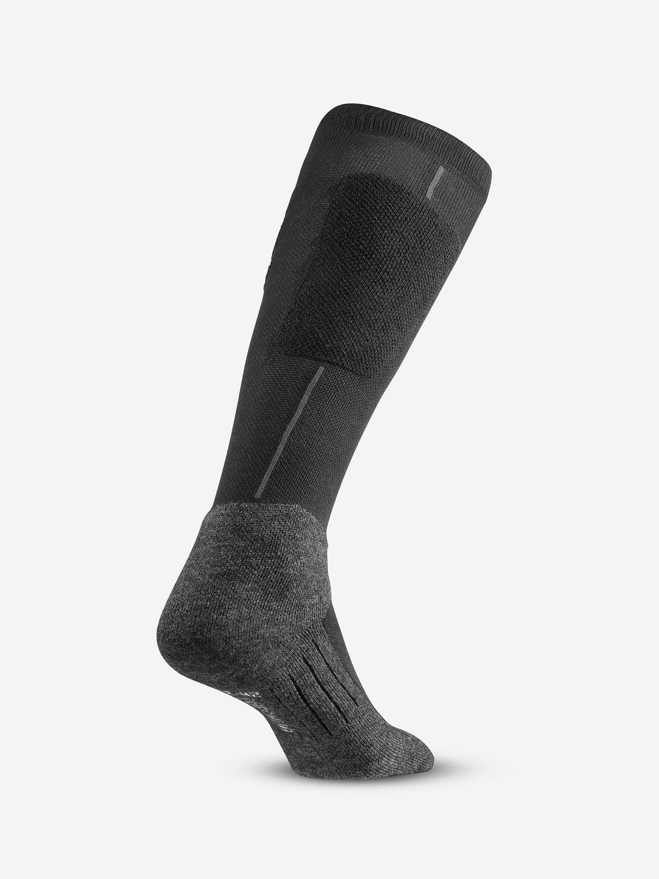 Image 3 of 4 of Decathlon Unisex Ski Socks 100 - Black
