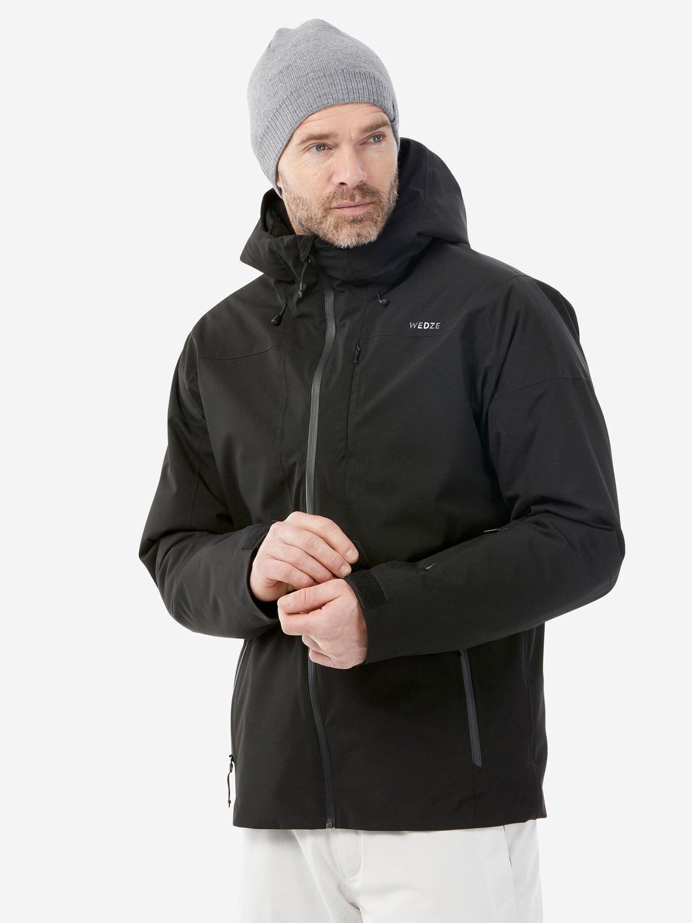 Decathlon Mens Warm Ski and Snowboard Jacket 500 - Black