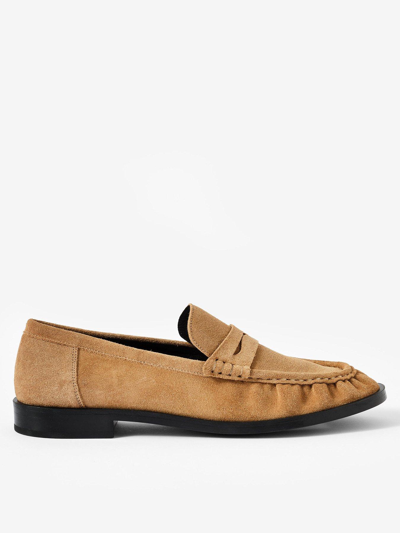 Mint Velvet Gigi Penny Loafers - Neutral