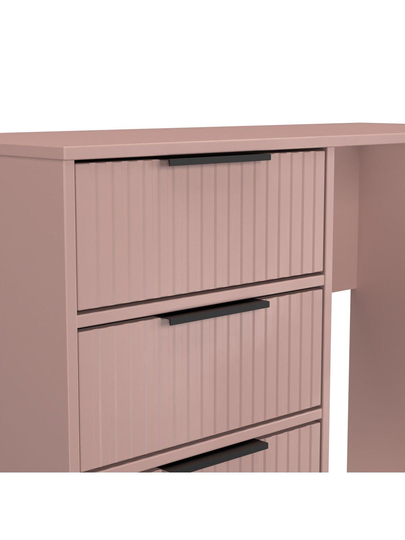 Image 4 of 6 of SWIFT Fara 4 Drawer Dressing Table &amp; Stool Set