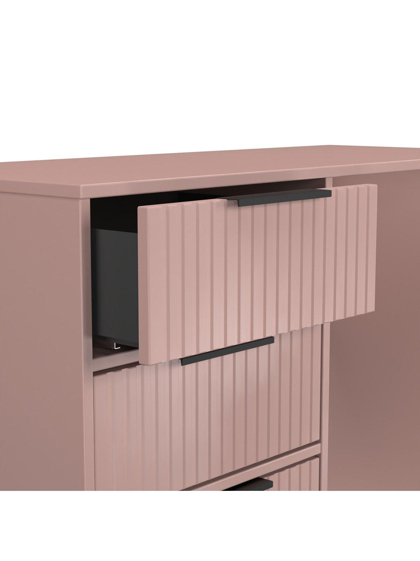 Image 5 of 6 of SWIFT Fara 4 Drawer Dressing Table &amp; Stool Set