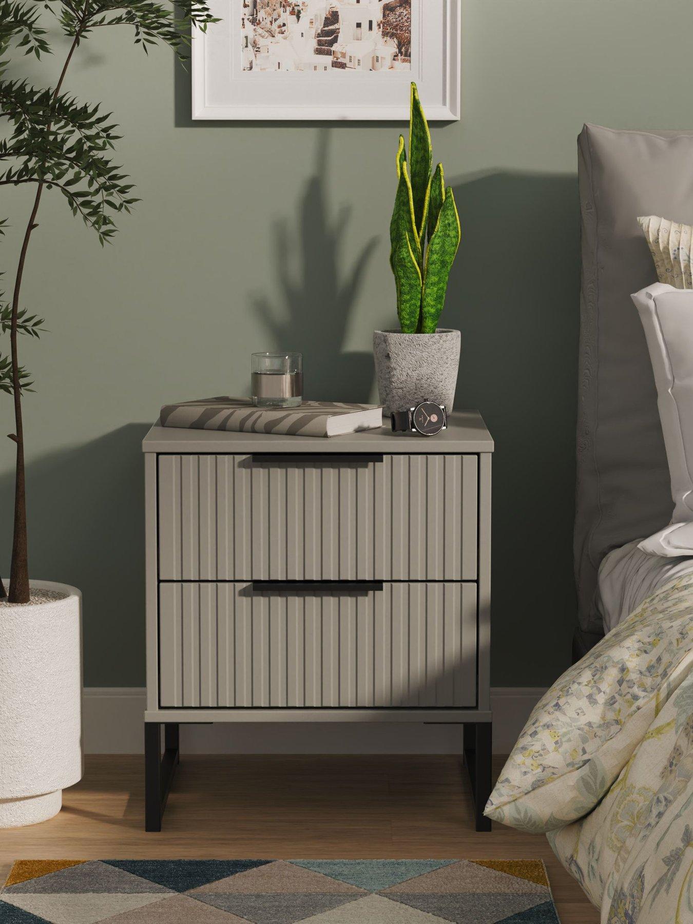 Image 1 of 6 of SWIFT Fara 2 Drawer Ready Assembled&nbsp;Bedside Table
