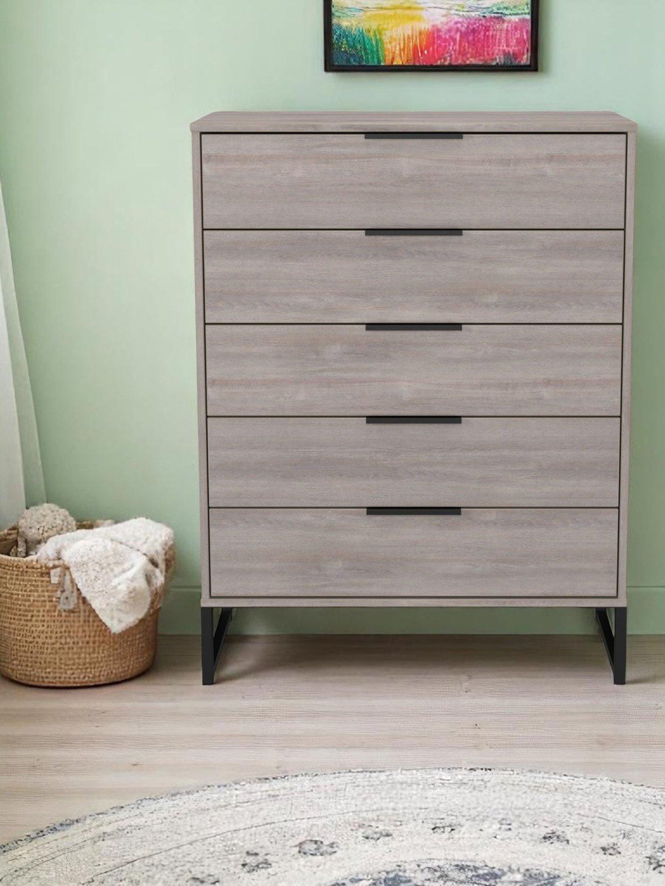 undefined Emerson Ready Assembled 5 Drawer Chest