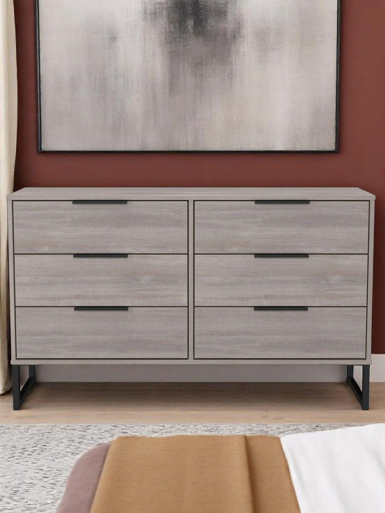 undefined Emerson Ready Assembled 6 Drawer Chest
