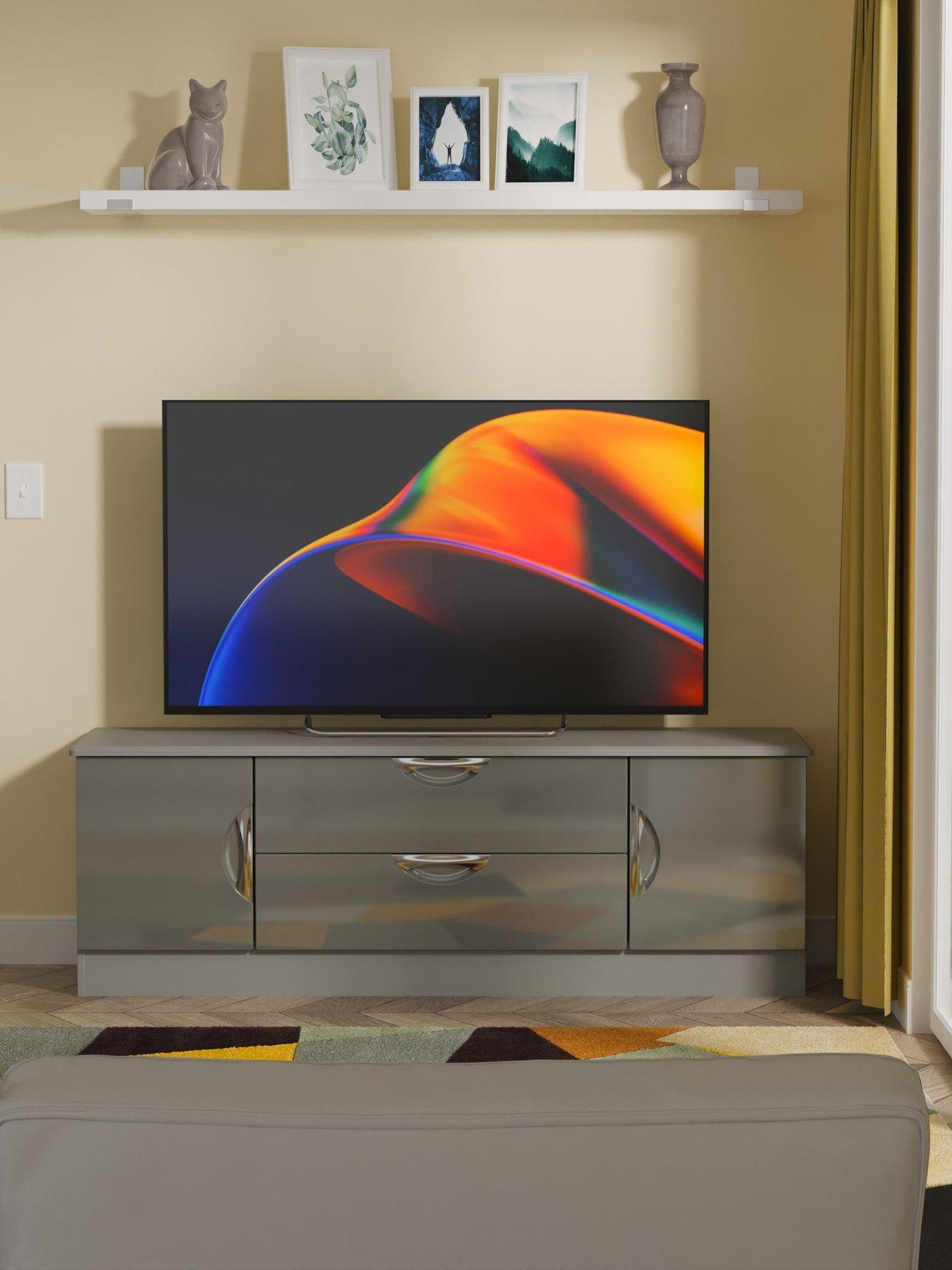 SWIFT Alva Ready Assembled 2 Door 2 Drawer Wide Tv Unit