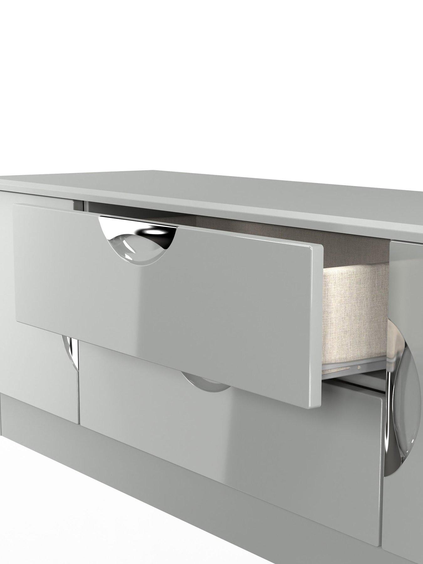 Image 6 of 7 of SWIFT Alva Ready Assembled&nbsp;2 Door 2 Drawer Wide Tv Unit