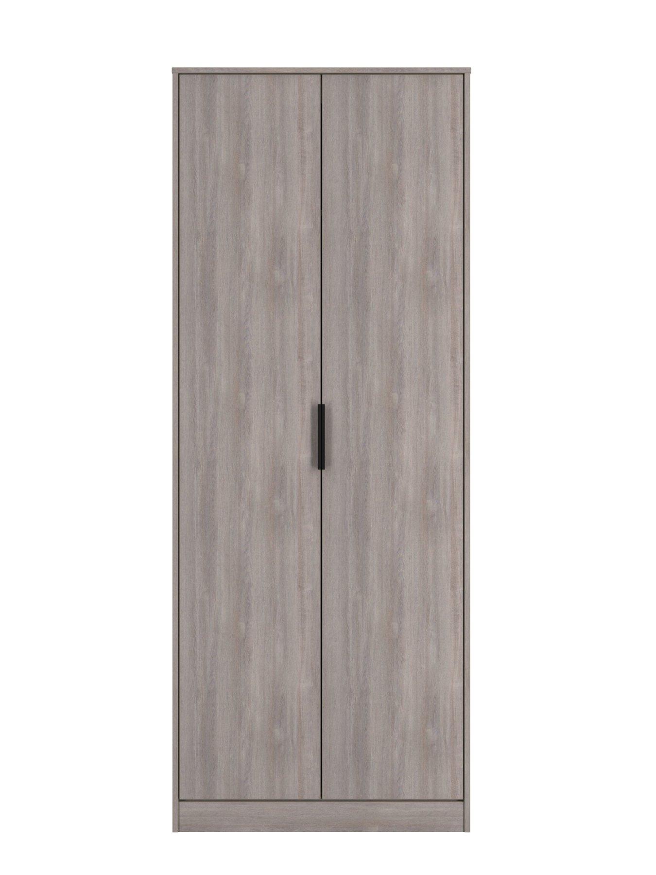 Image 6 of 7 of SWIFT Upton Ready Assembled&nbsp;Bedroom Package - 2 Door Wardrobe, 3 Drawer Chest &amp; Bedside Cabinet