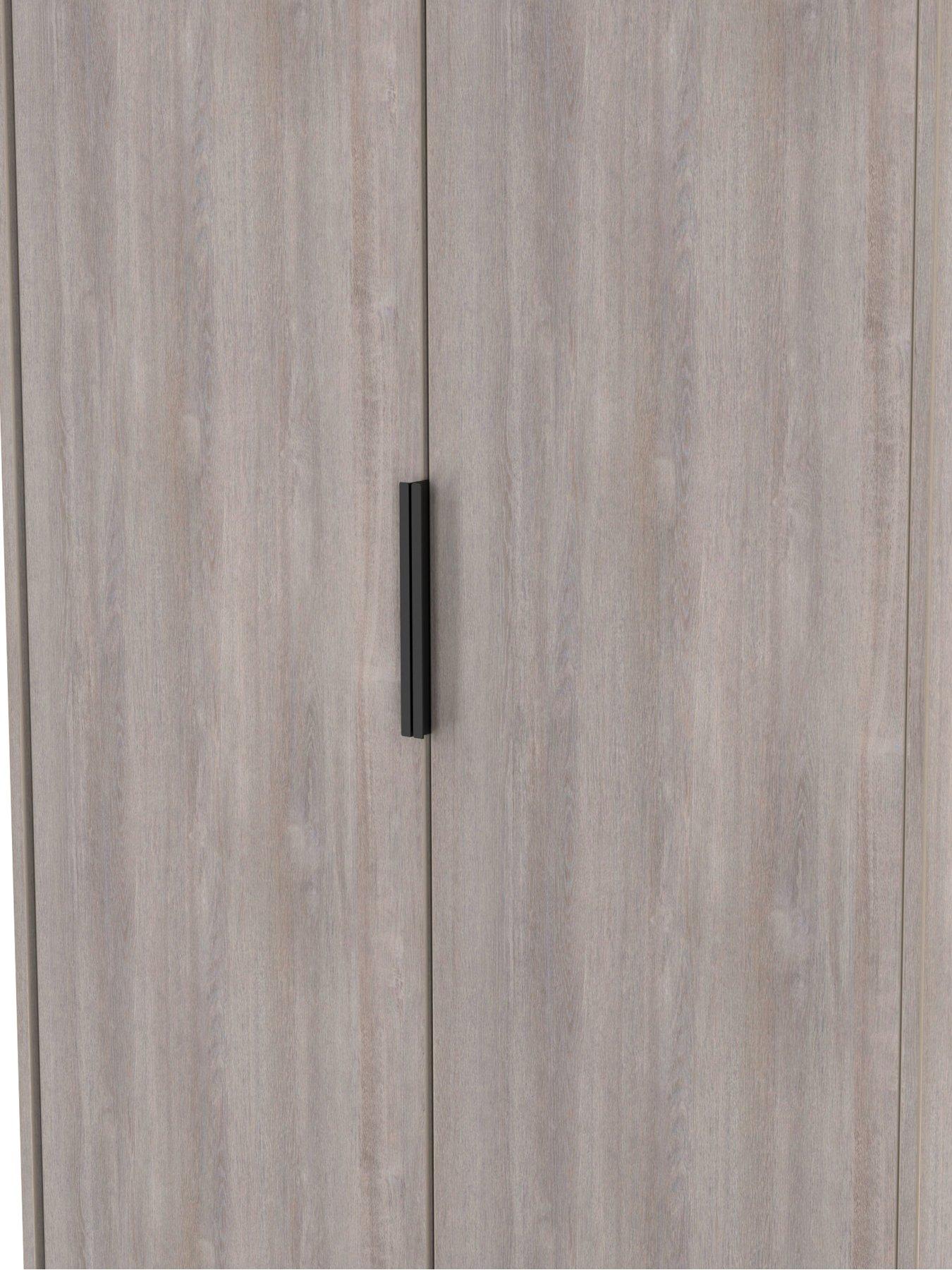 Image 7 of 7 of SWIFT Upton Ready Assembled&nbsp;Bedroom Package - 2 Door Wardrobe, 3 Drawer Chest &amp; Bedside Cabinet