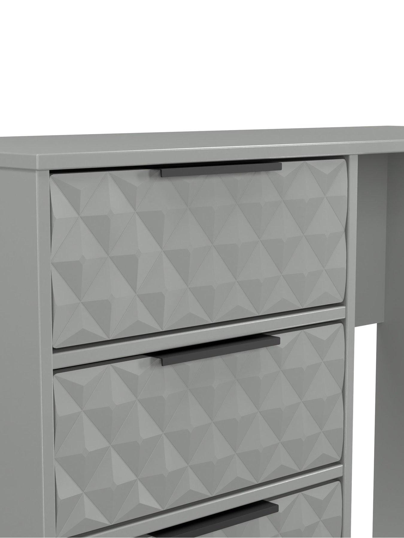 Image 4 of 6 of SWIFT Zayn 4 Drawer Dressing Table &amp; Stool Set