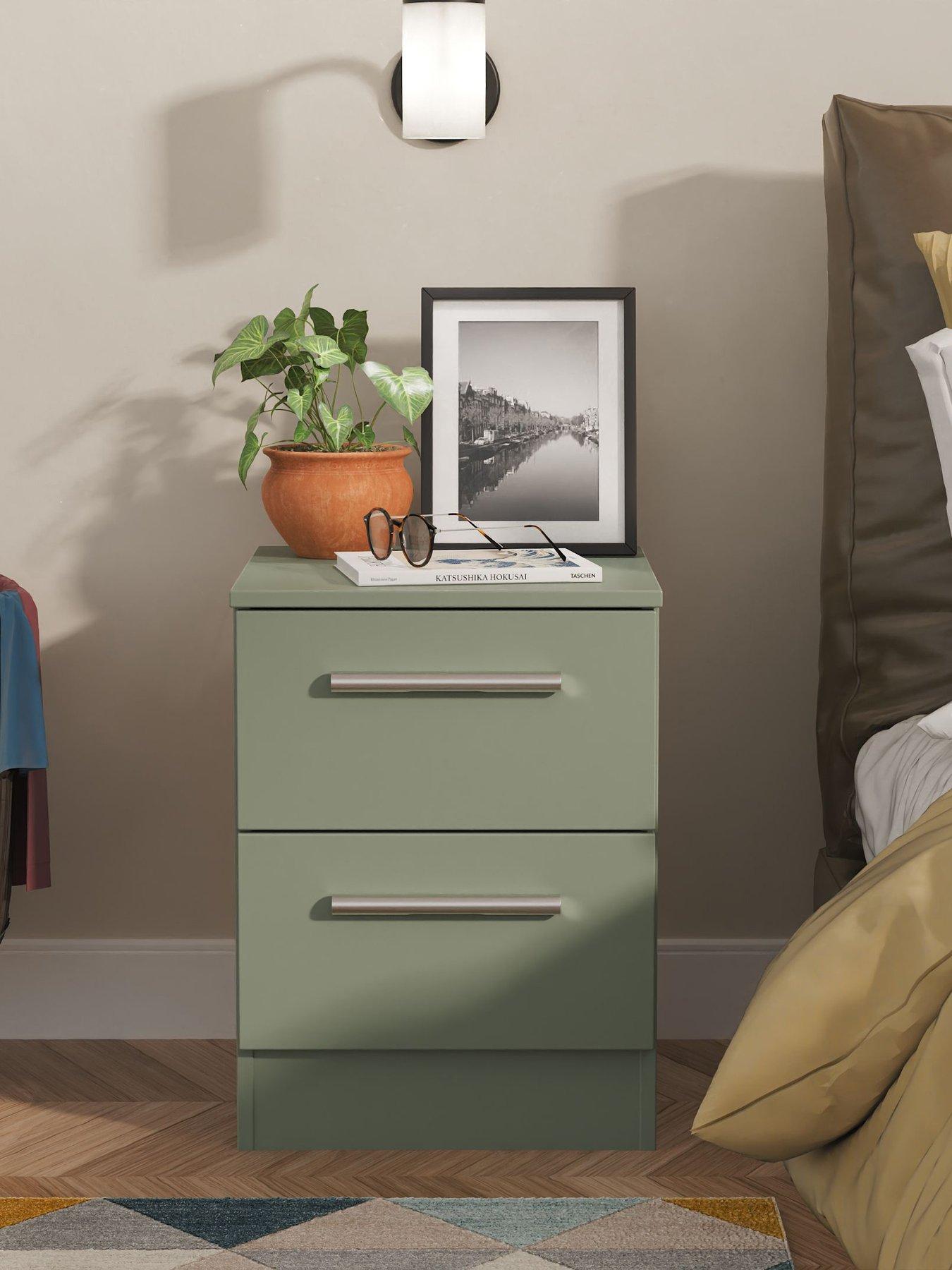 SWIFT Morgan Ready Assembled Kids 2 Drawer Bedside Table