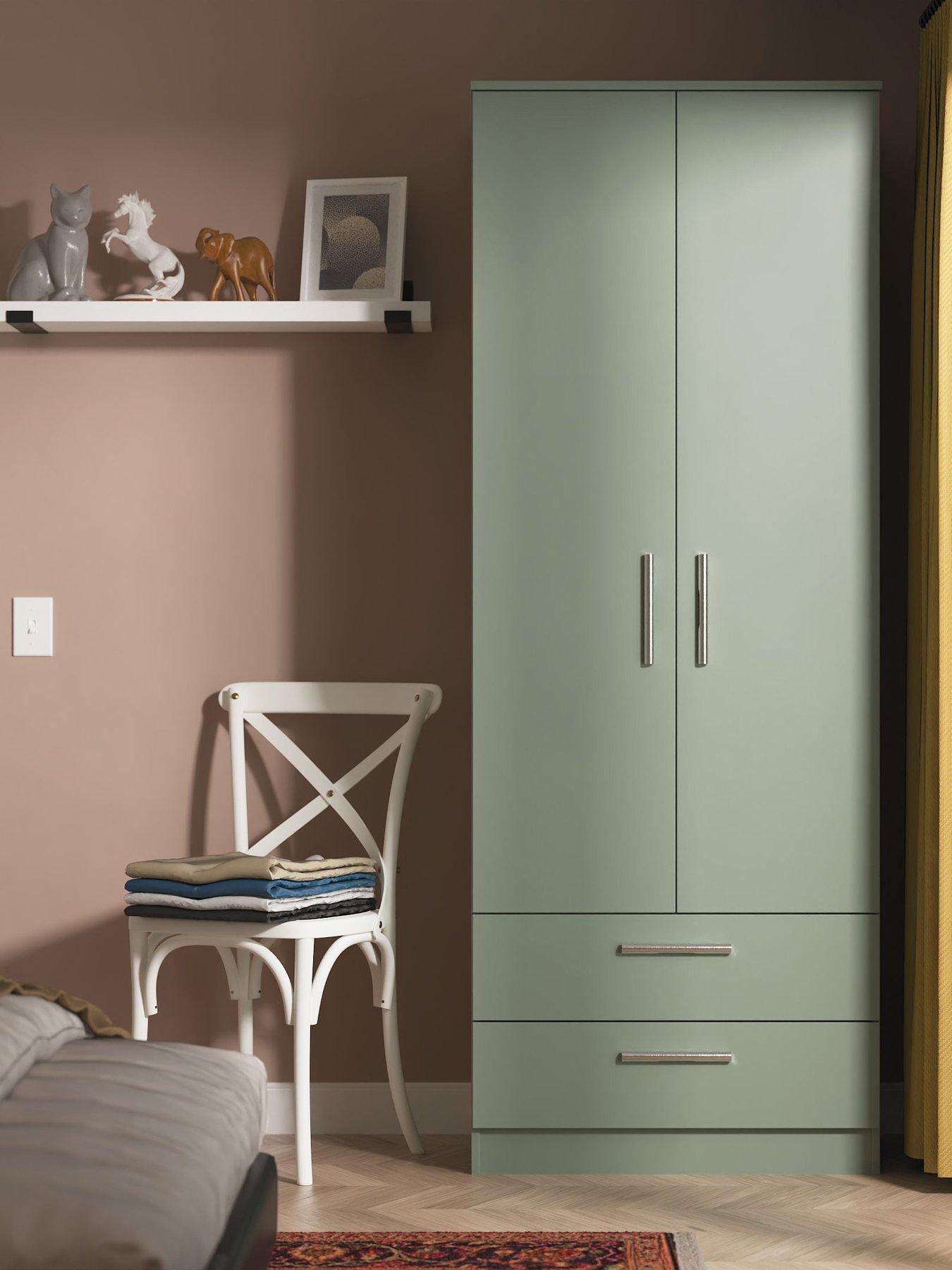 SWIFT Morgan Ready Assembled Kids 2 Door 2 Drawer Wardrobe