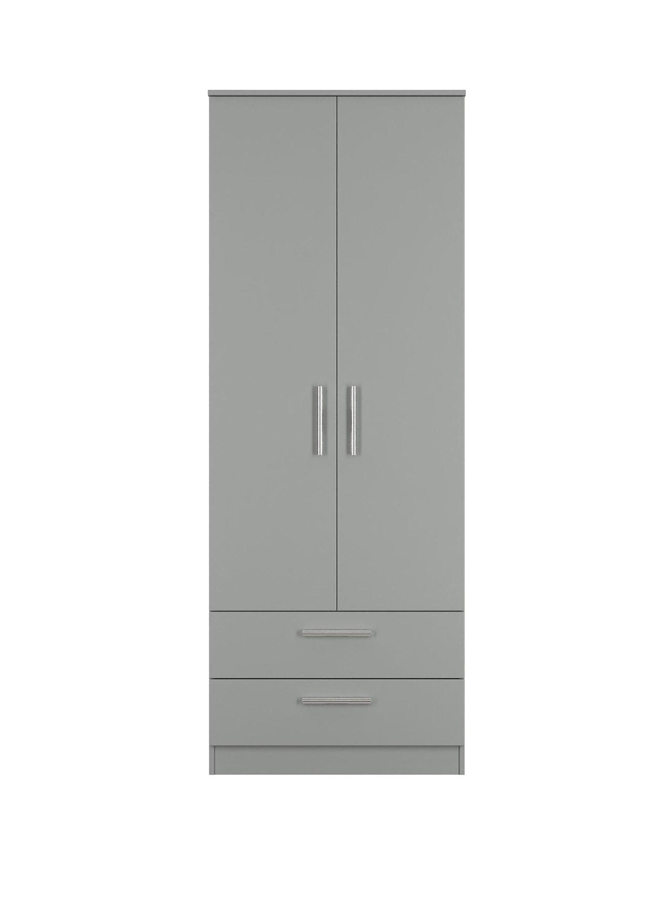 Image 2 of 7 of SWIFT Morgan Ready Assembled&nbsp;Kids 2 Door 2 Drawer Wardrobe