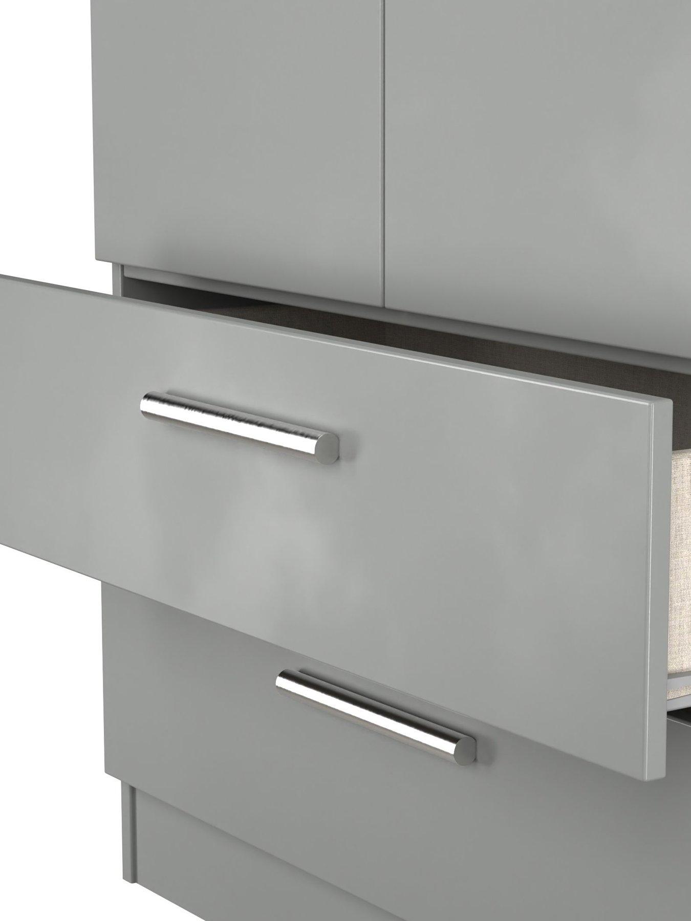 Image 6 of 7 of SWIFT Morgan Ready Assembled&nbsp;Kids 2 Door 2 Drawer Wardrobe
