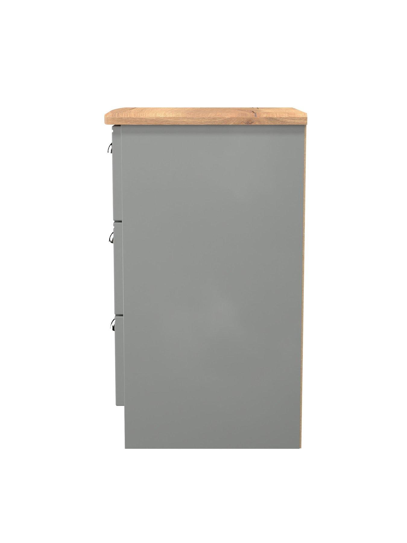 Image 6 of 6 of SWIFT Tivoli 3 Drawer Bedside Table