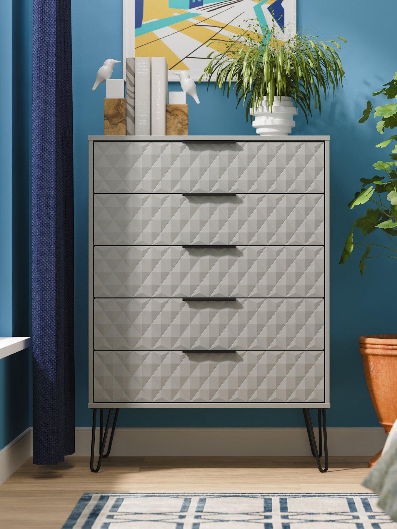 Swift Zayn Ready Assembled & 5 Drawer Chest
