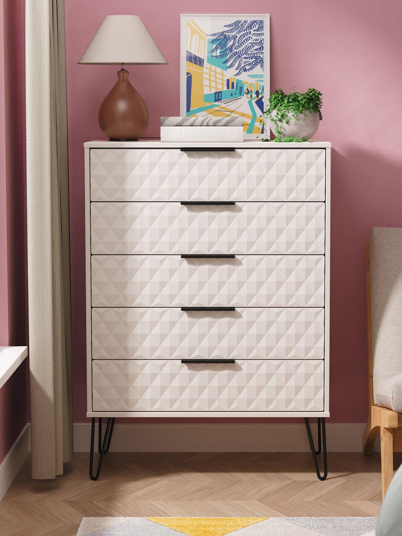 SWIFT Zayn Ready Assembled 5 Drawer Chest
