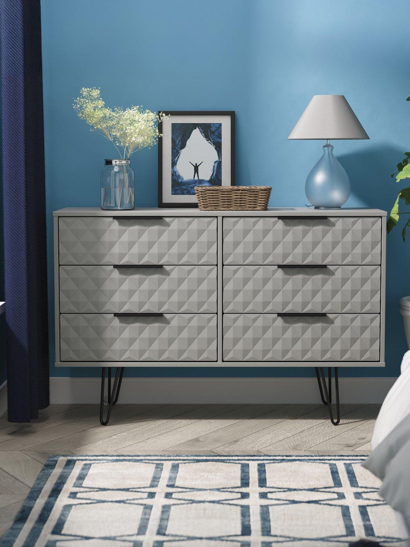 Swift Zayn Ready Assembled & 6 Drawer Midi Chest