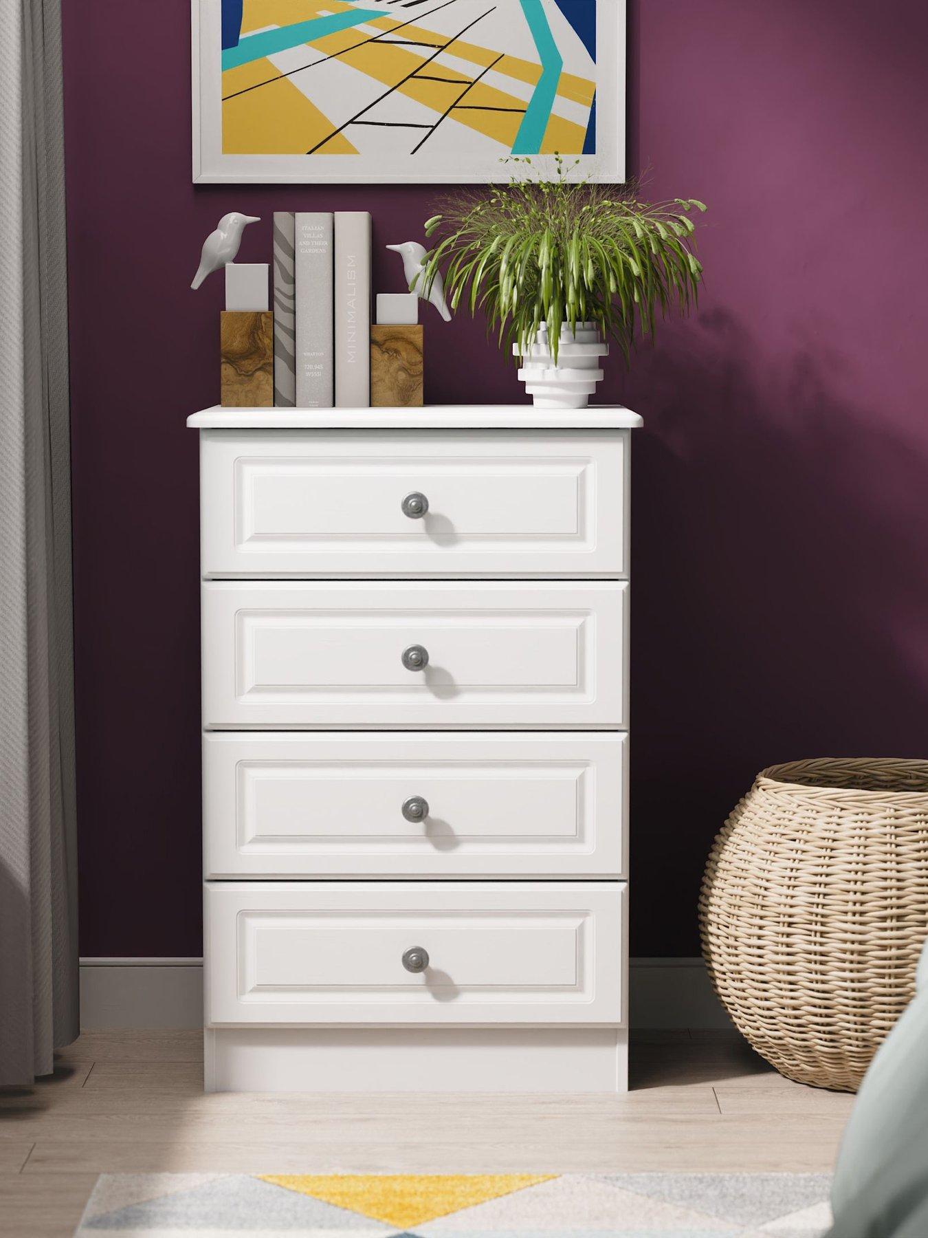 Swift Teddy Kids 4 Drawer Ready Assembled & Midi Chest