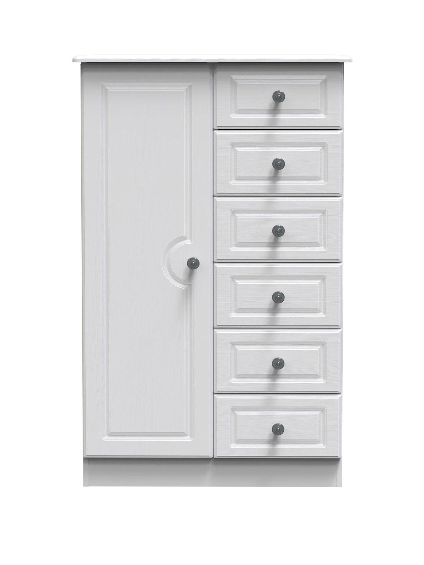 Image 2 of 7 of SWIFT Teddy Kids 1 Door 5 Drawer Ready Assembled&nbsp;Wardrobe
