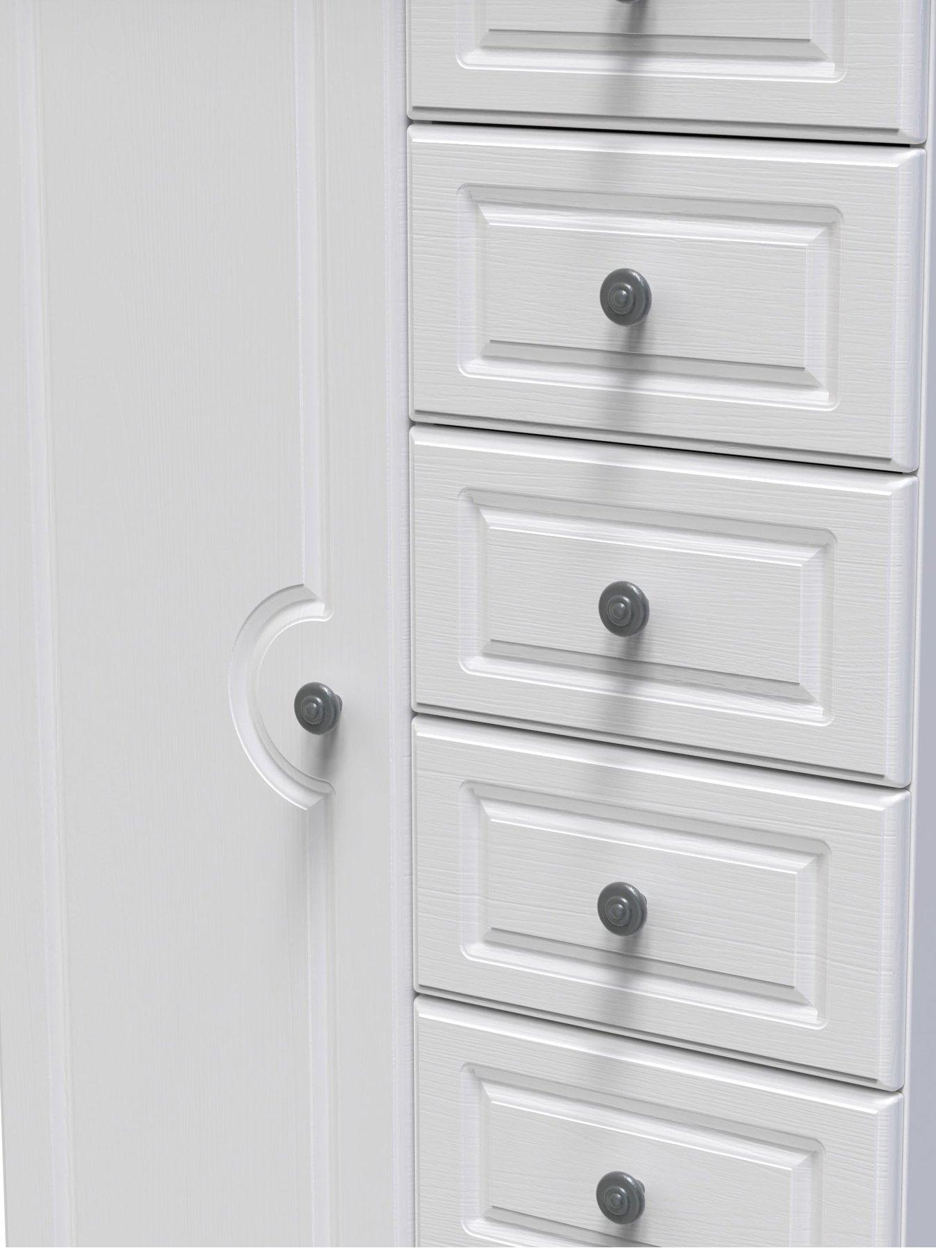 Image 4 of 7 of SWIFT Teddy Kids 1 Door 5 Drawer Ready Assembled&nbsp;Wardrobe