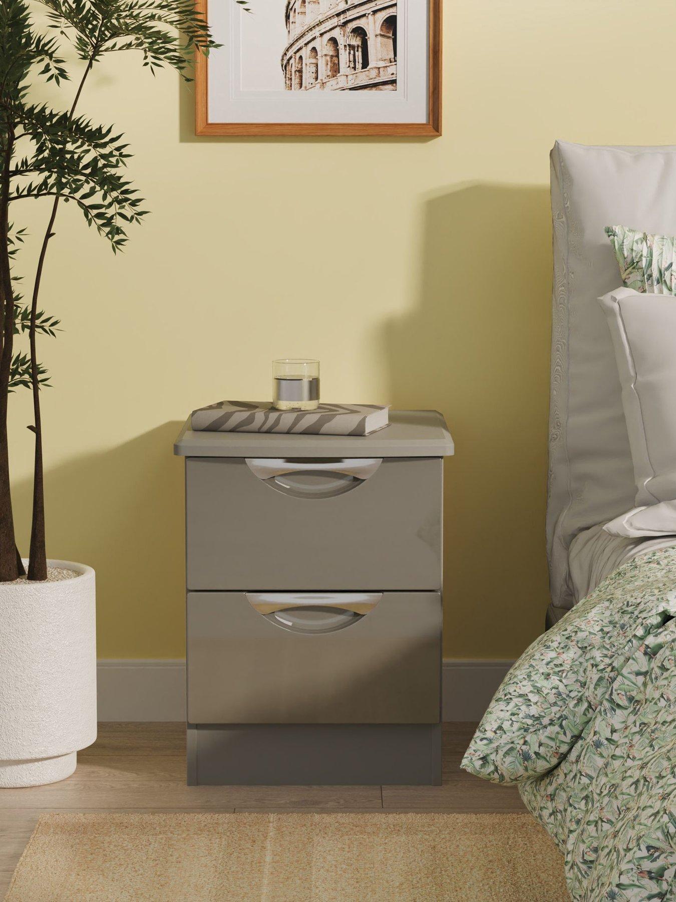 SWIFT Ella Kids 2 Drawer Ready Assembled Bedside Table
