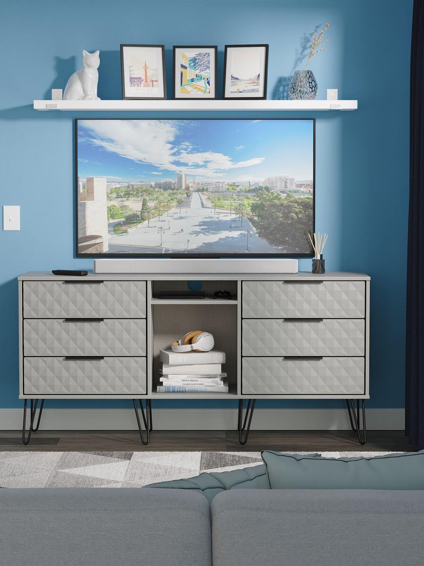 SWIFT Zayn Ready Assembled 6 Drawer Sideboard