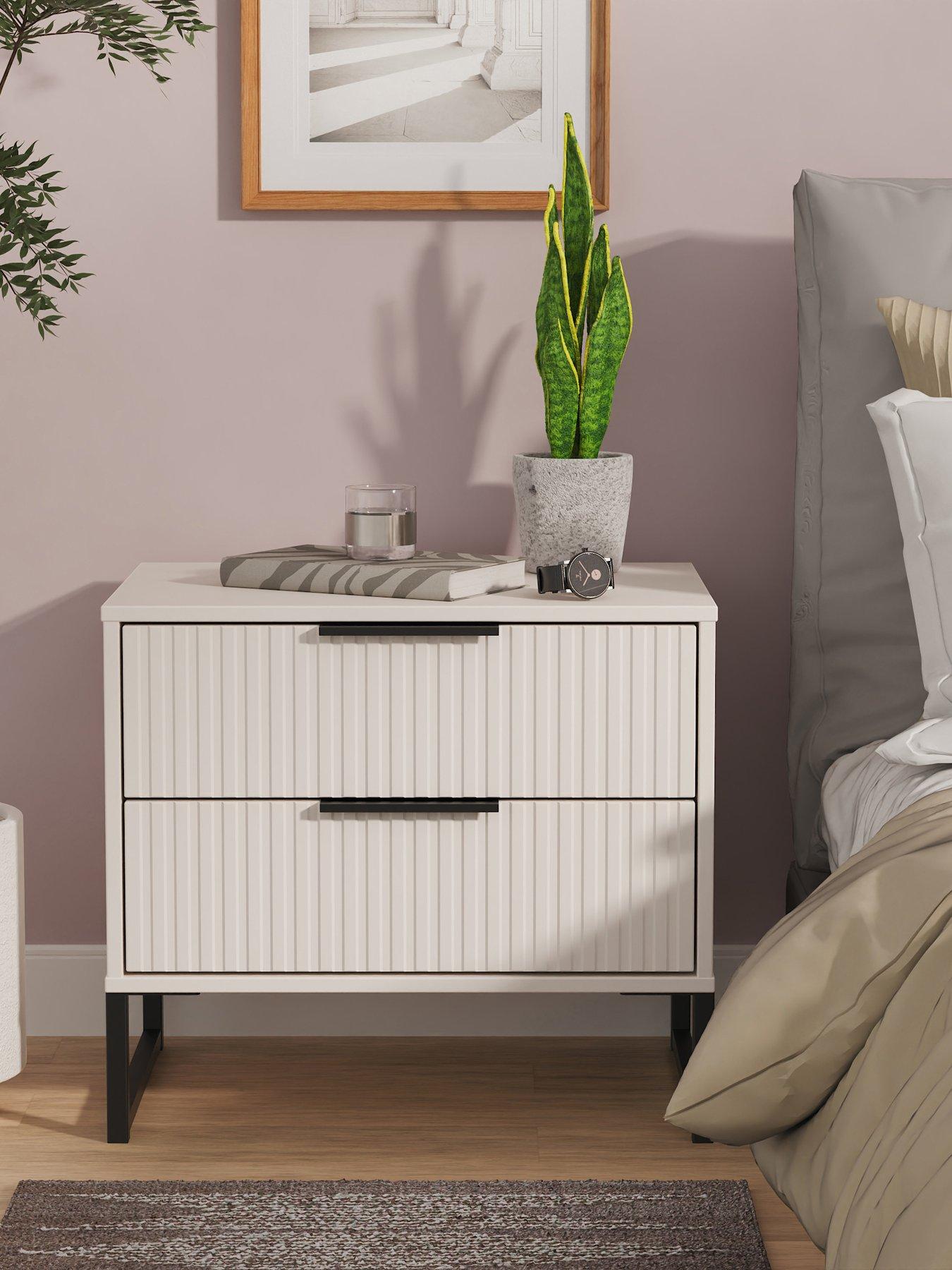 undefined Fara 2 Drawer Side Table