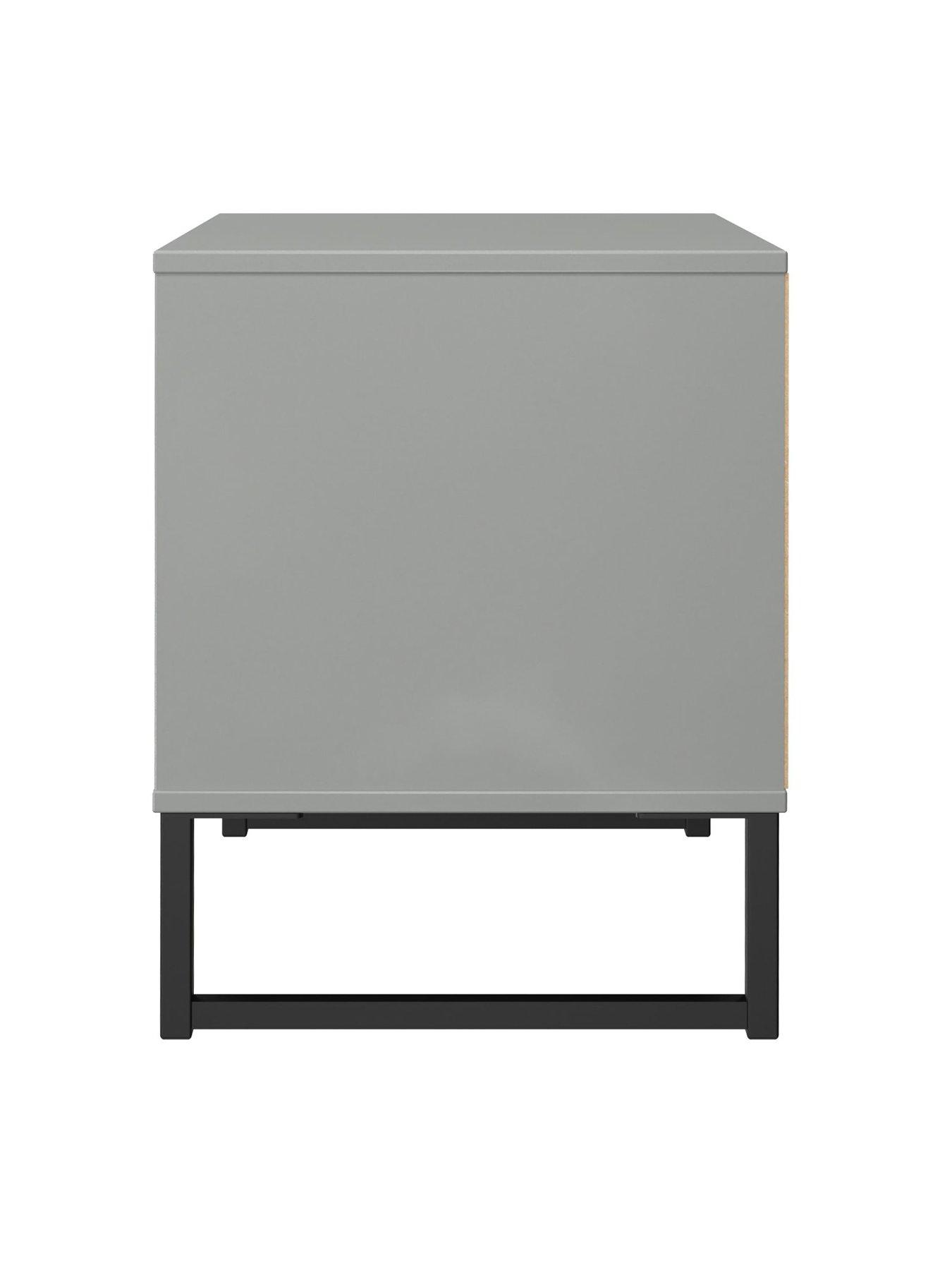 SWIFT Fara Ready Assembled 2 Drawer Wide Side Table | Very