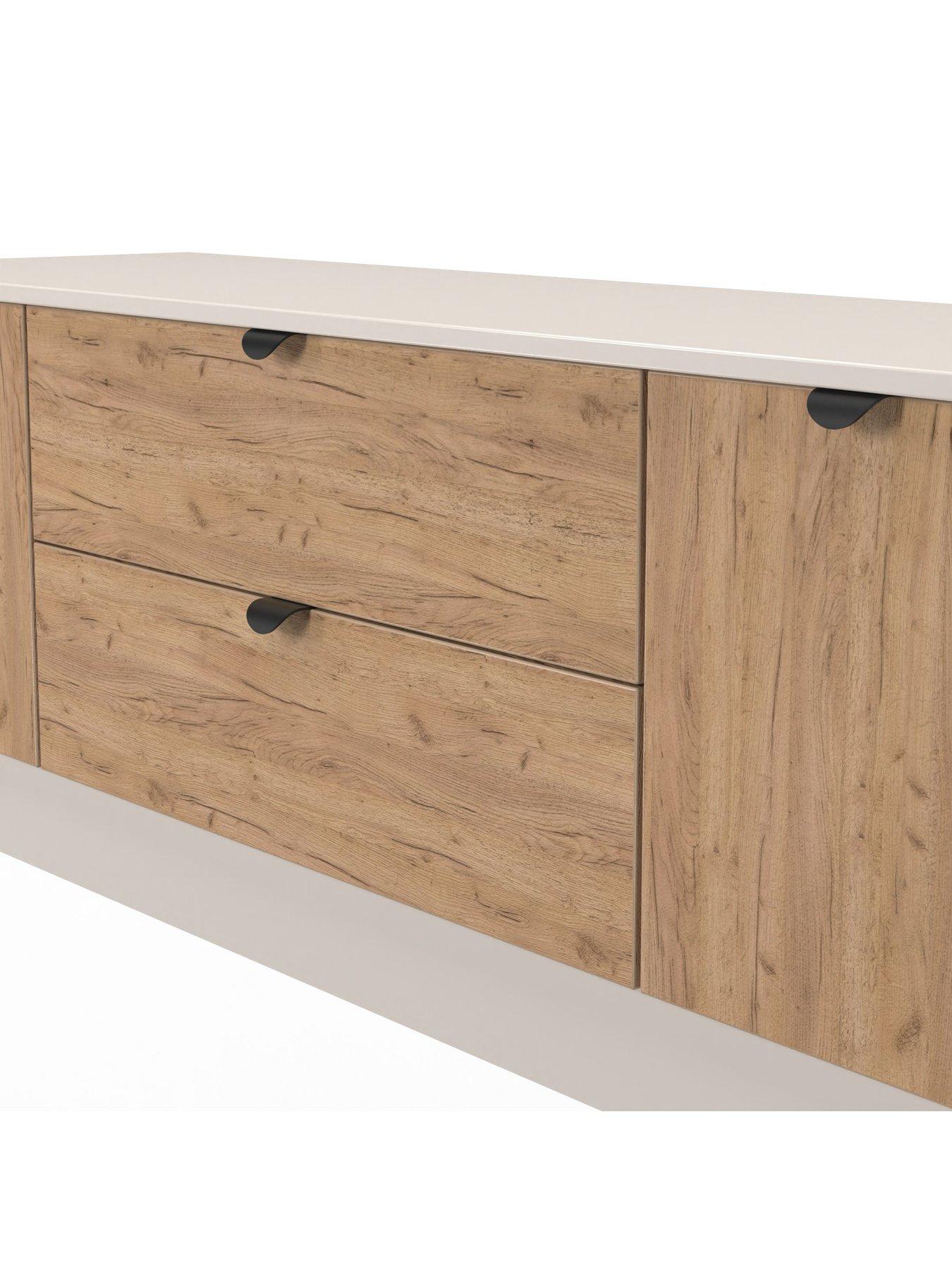 Image 3 of 5 of SWIFT Nefeli Ready Assembled 2 Door 2 Drawer Wide TV Unit / Sideboard